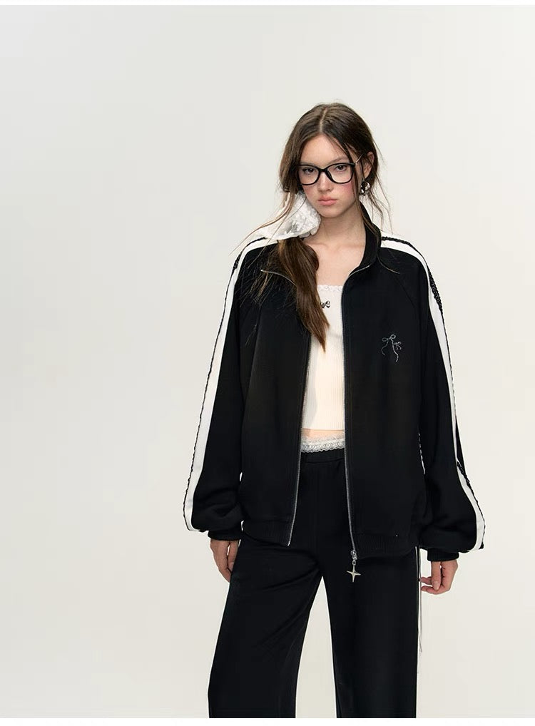 Lafreedom SALE Star Lace Hoodie Set(black)