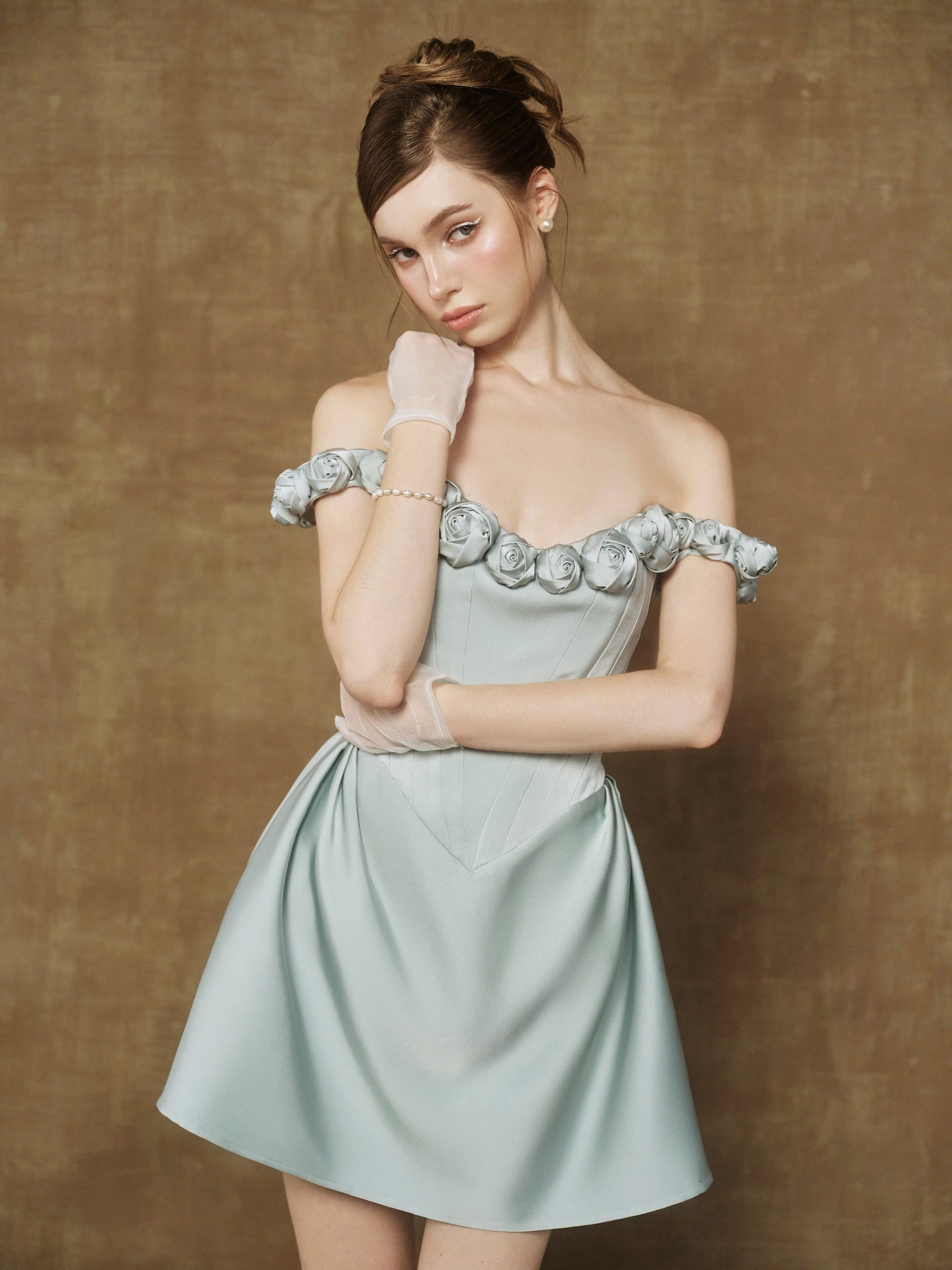 MAVEN Miranda Icy Blue Mini Dress