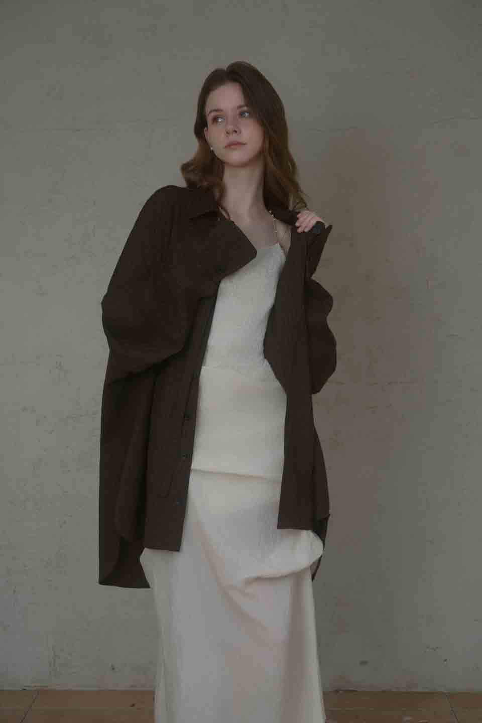Crow Crew White dark patten camisole dress