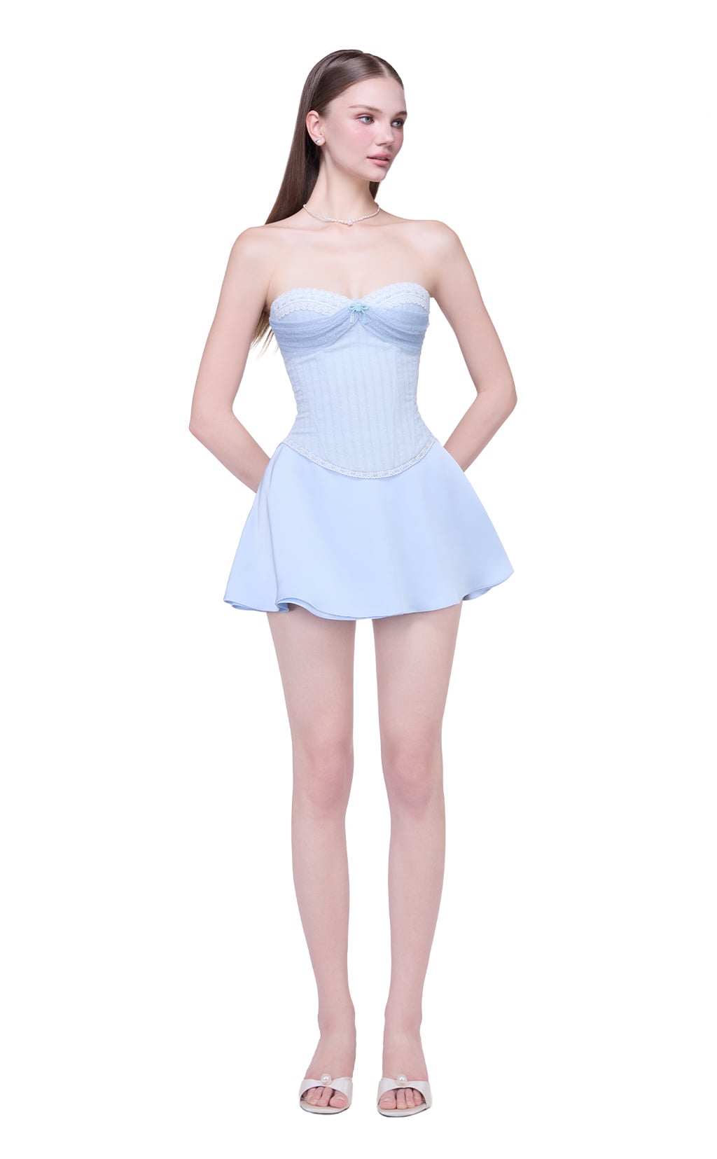 Jubin TIFFANY CORSET & BALLERIE SKIRT Blue