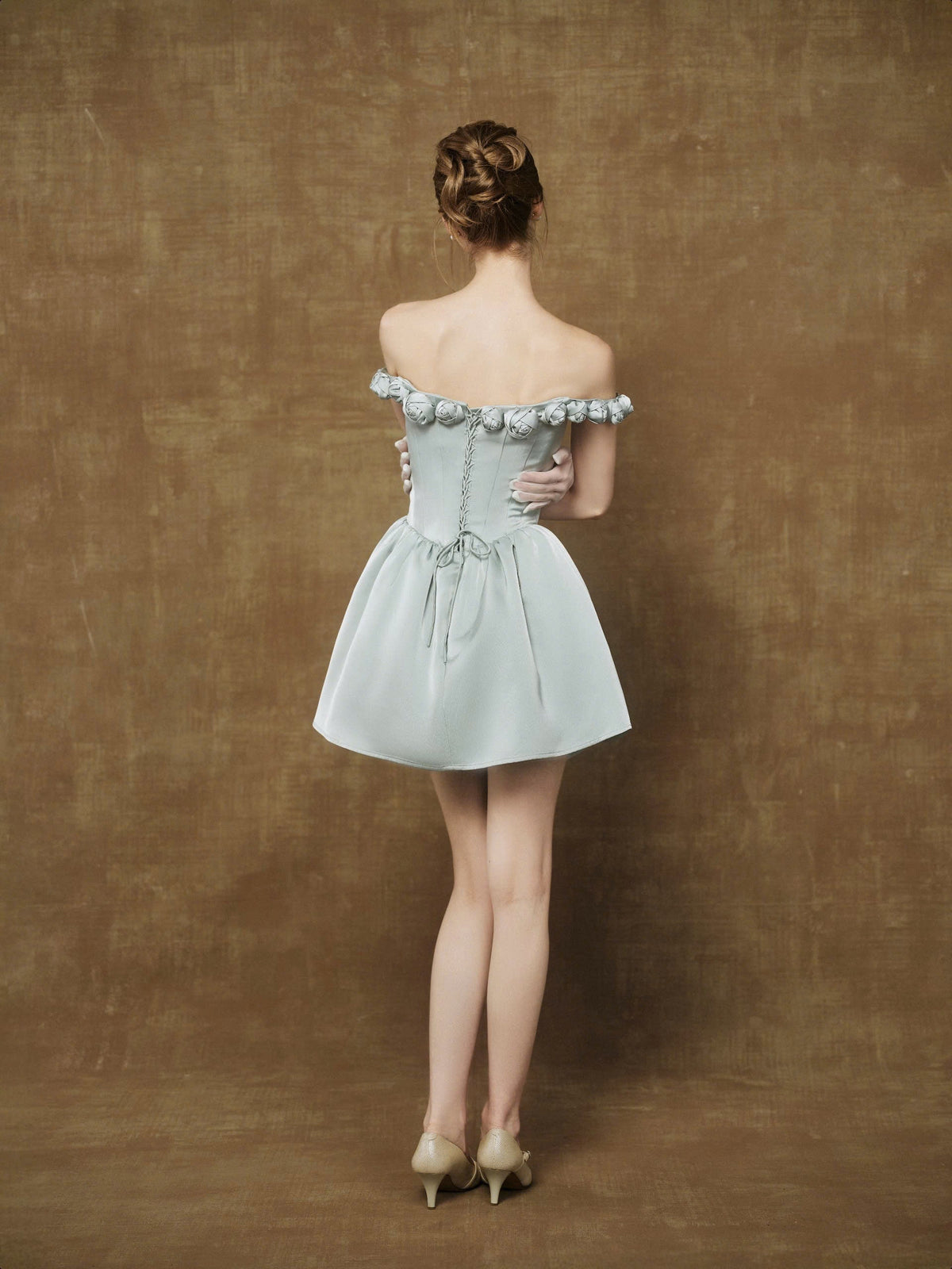 MAVEN Miranda Icy Blue Mini Dress