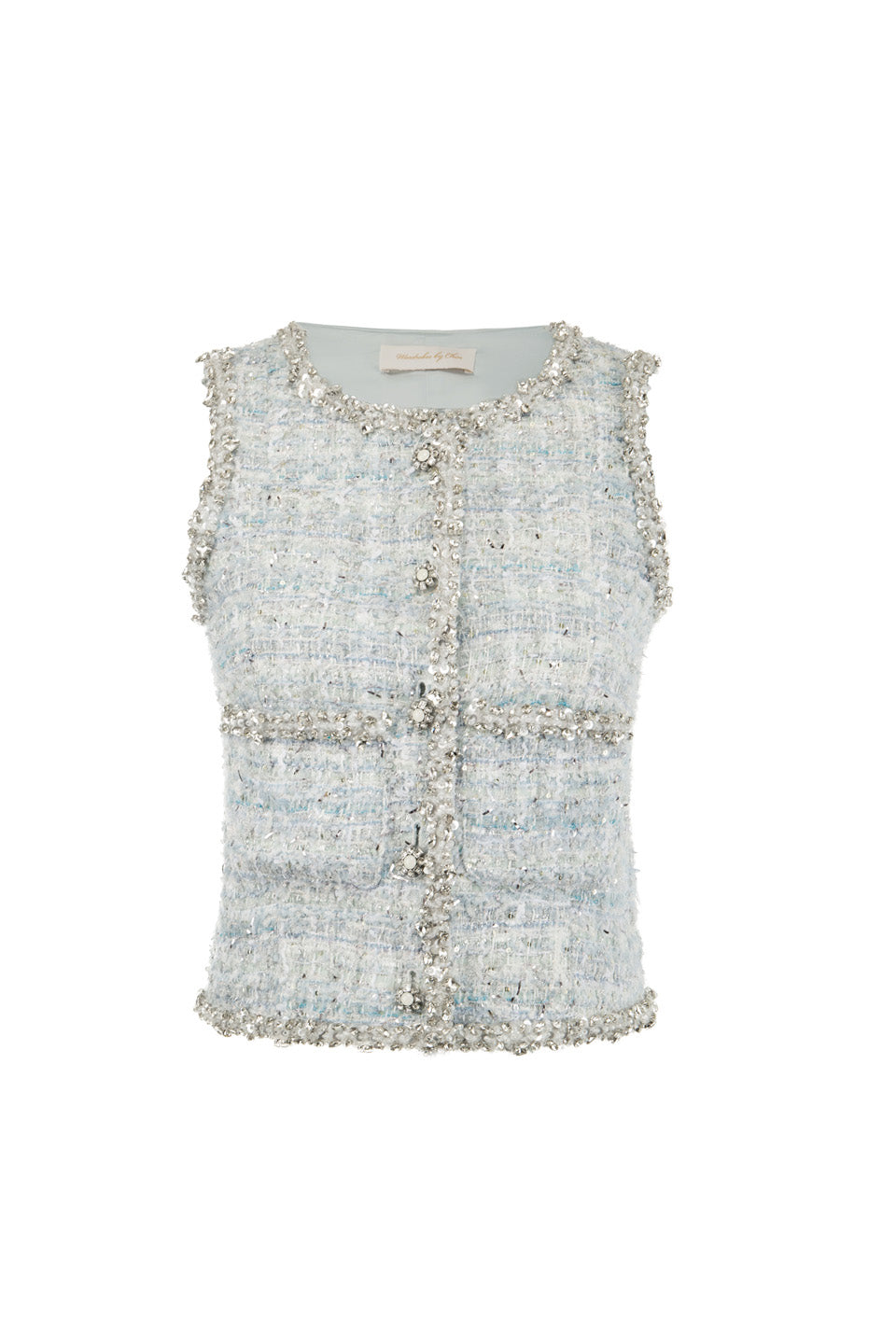 Wardrobes by chen Haze blue woven tweed set