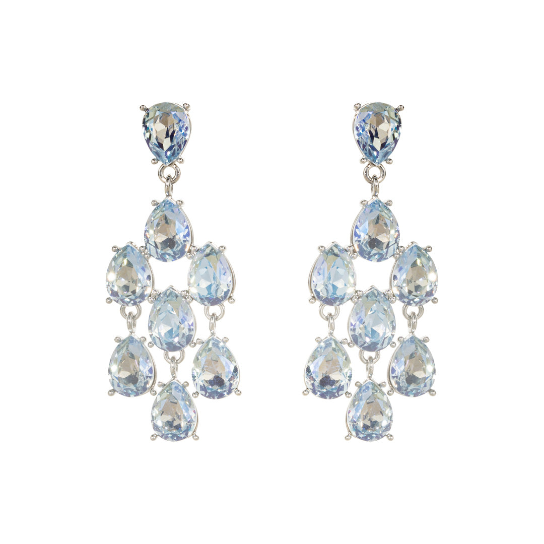 Wardrobes by chen Tassel colored diamond earrings