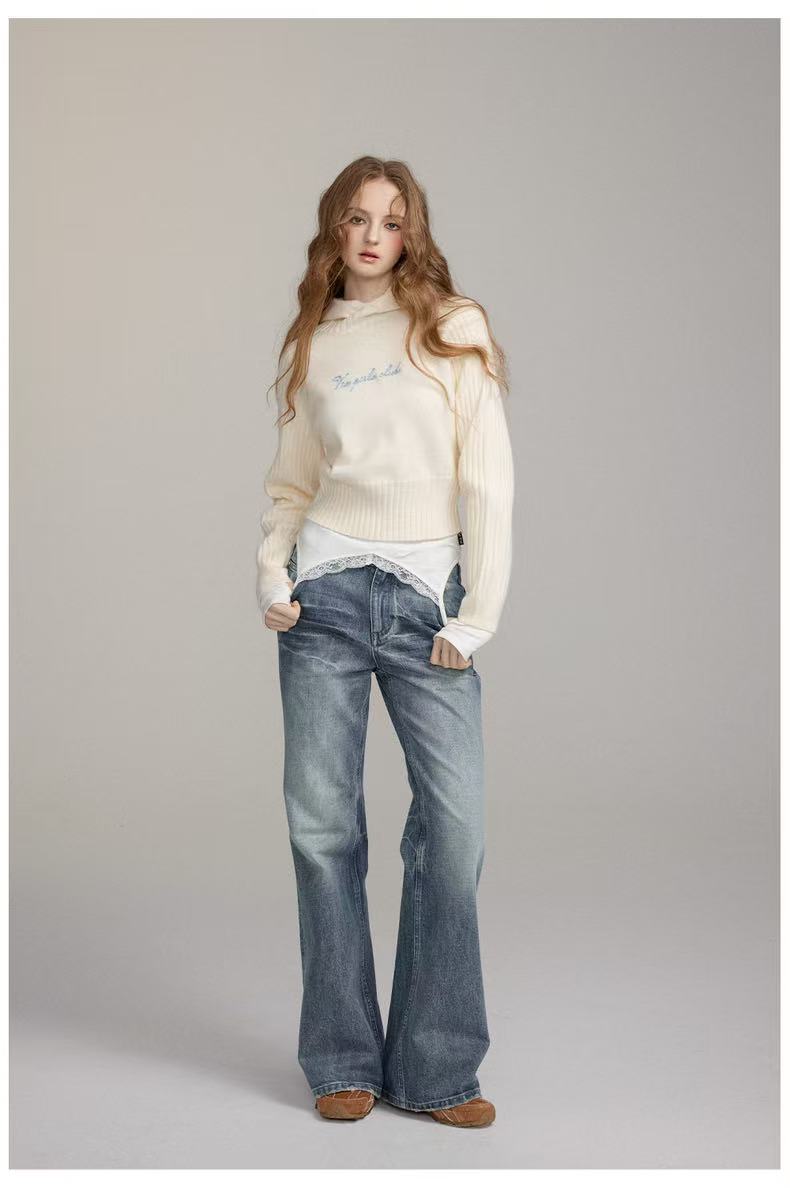 VIA PITTI V24DP280 Loose straight leg jeans(2color)