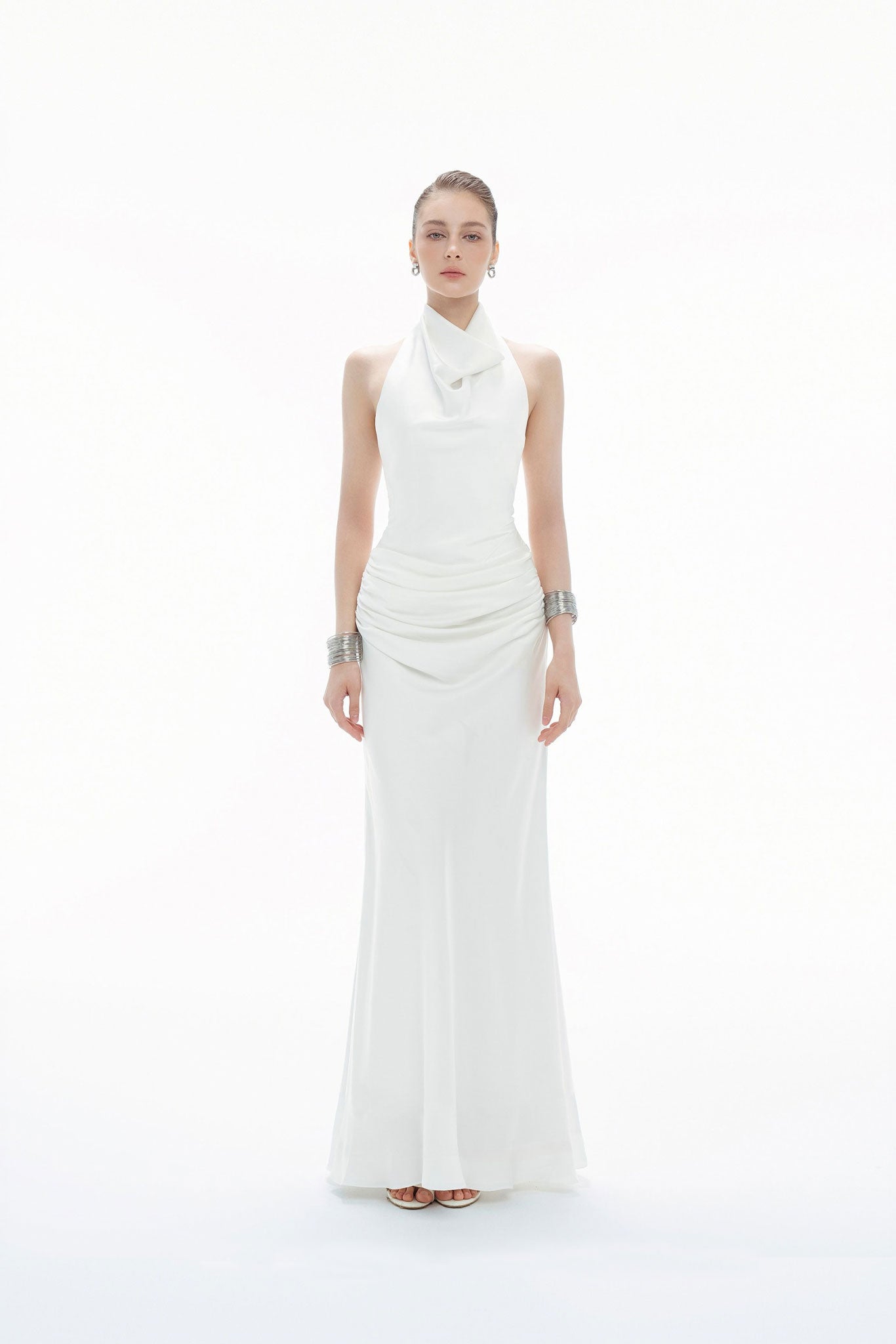 BYDENIO Eleanor Backless Fishtail MaxiDress