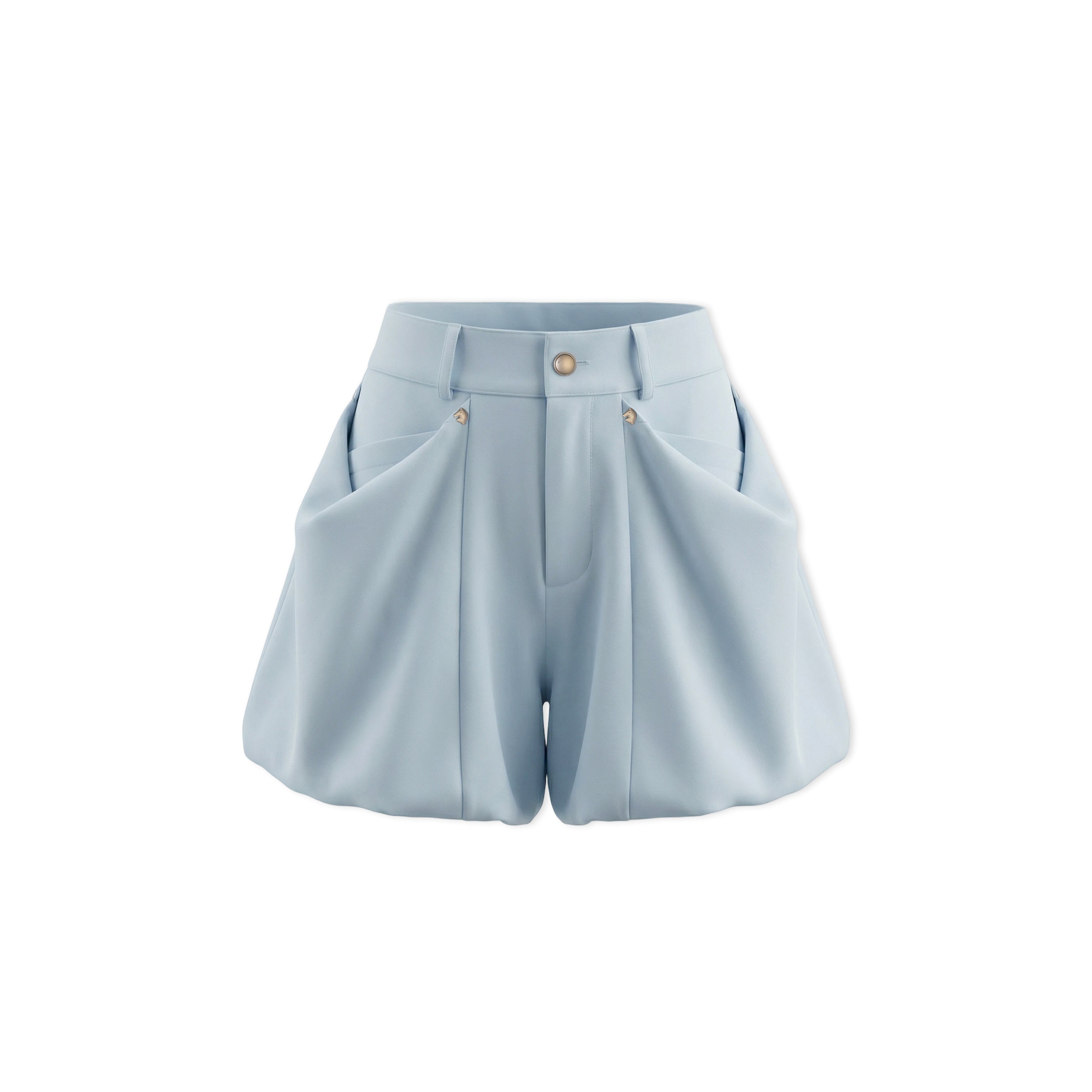 16DEWS 16D246068 A-line flower bud shorts