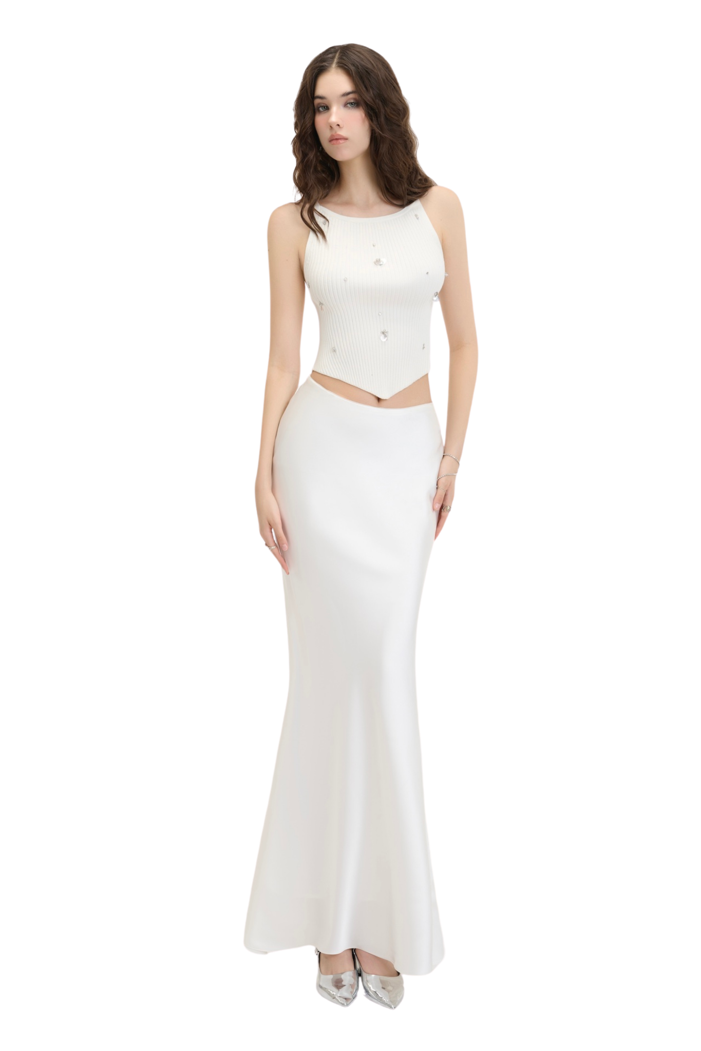 Jubin LILOU KNIT TOP Or SKIRT