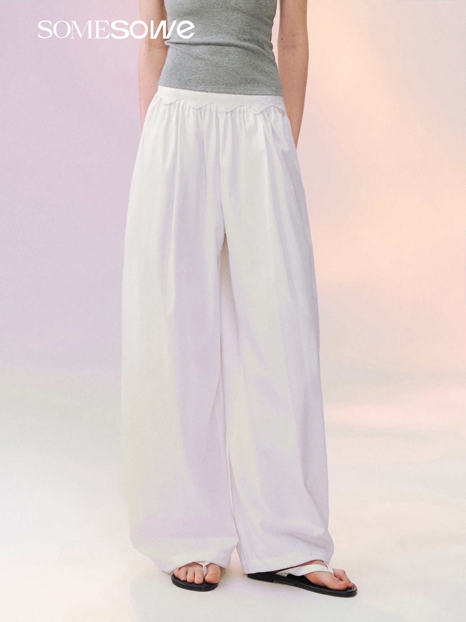 SOMESOWE S2609113 Loose Lantern Pants