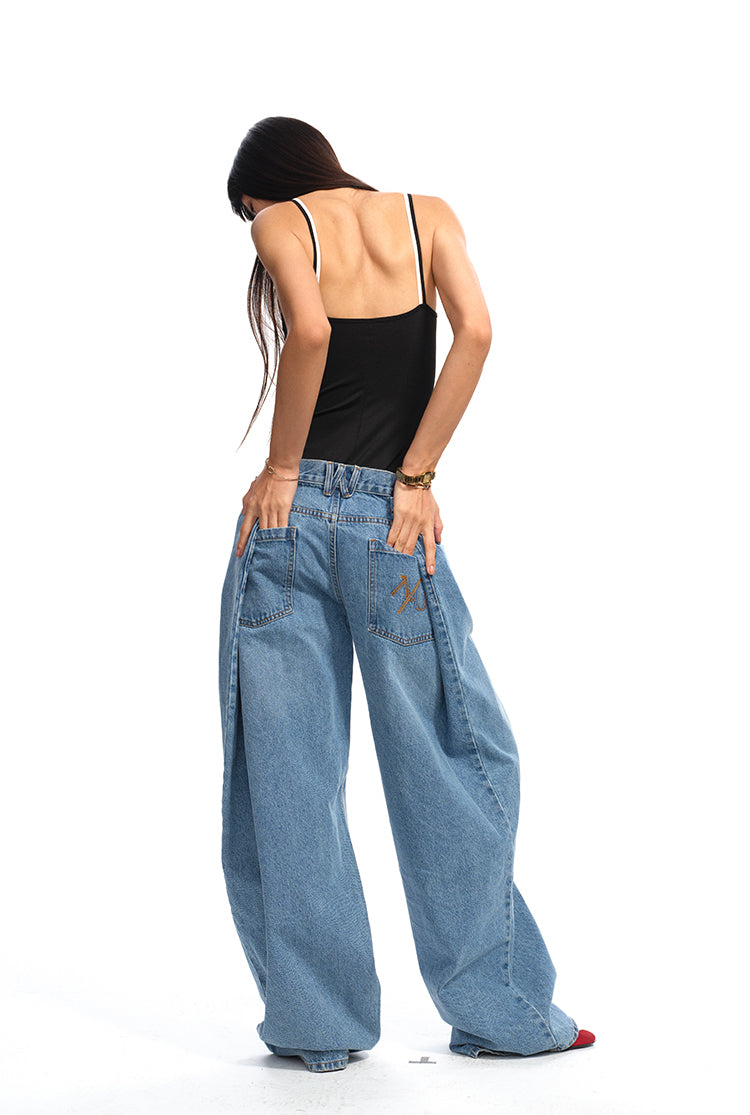 NAWS K021225 Ceramic denim burlap pants