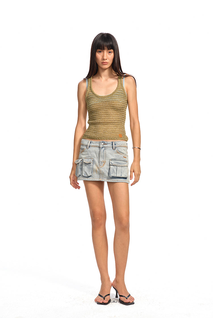 NAWS C021125 Fishnet vest (2color)