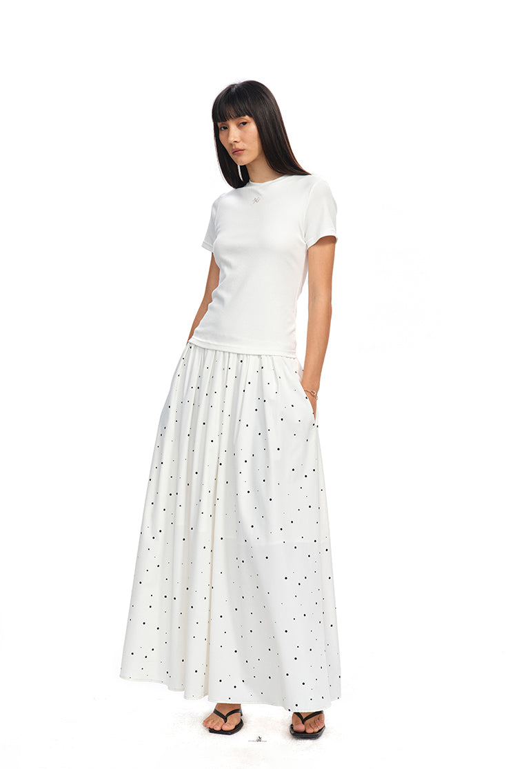 NAWS Q020825 Polka short sleeved dress