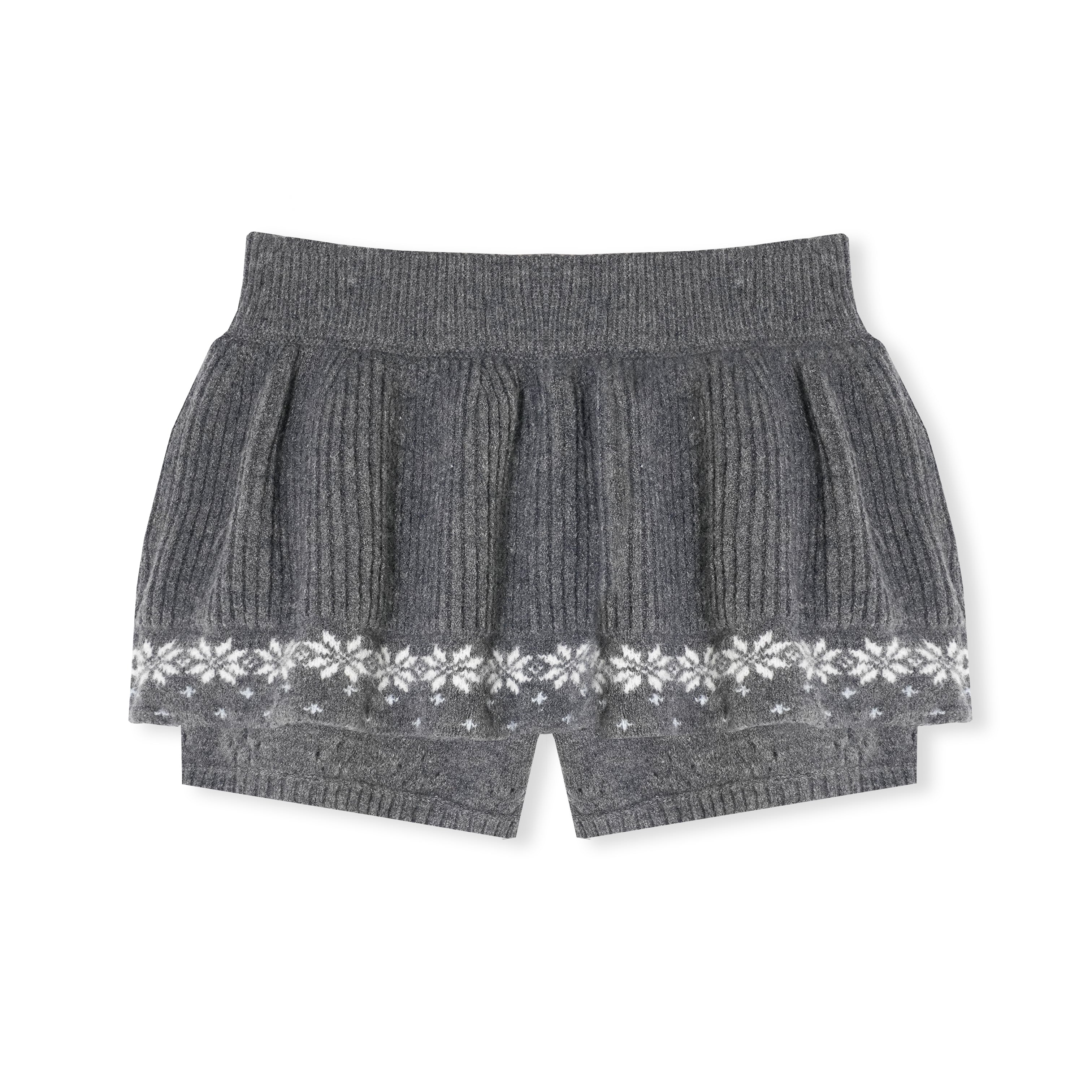 16DEWS 16D25545&16D25546&16D25547 Fel Island Jacquard Knitted Round Neck Hooded Sweater Set