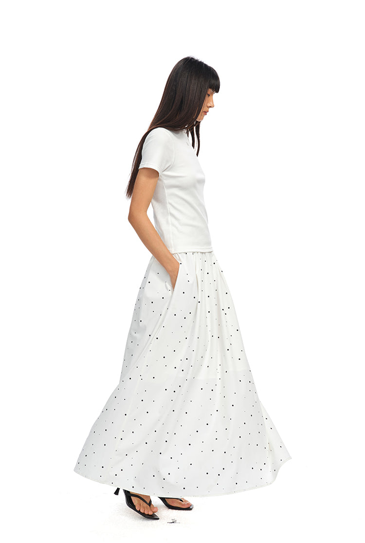NAWS Q020825 Polka short sleeved dress