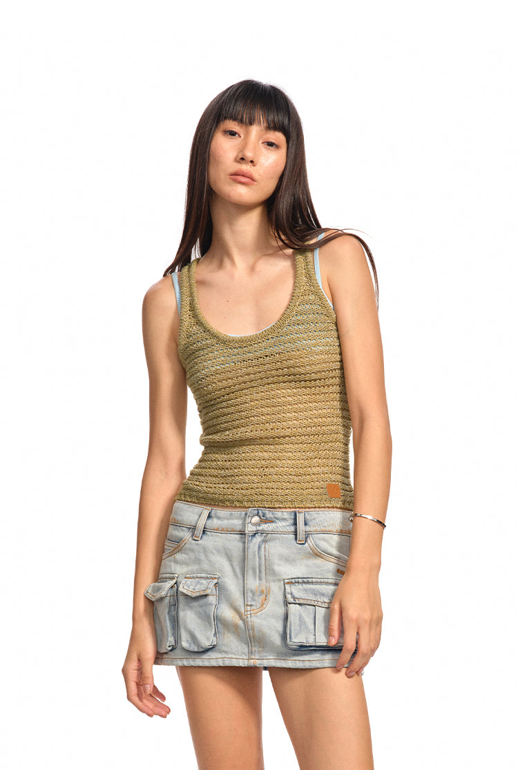 NAWS C021125 Fishnet vest (2color)