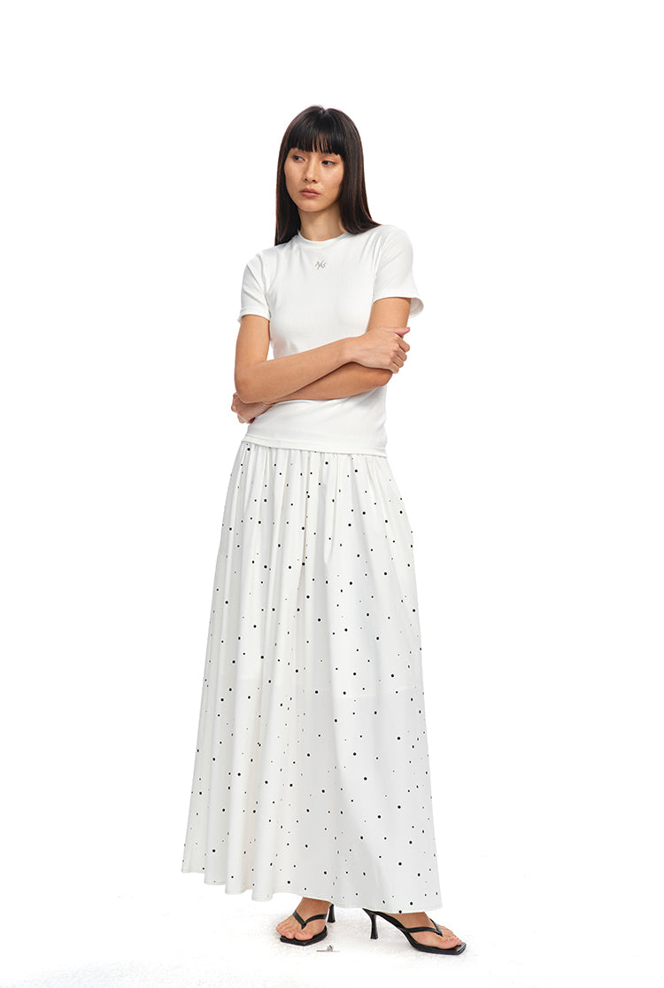 NAWS Q020825 Polka short sleeved dress