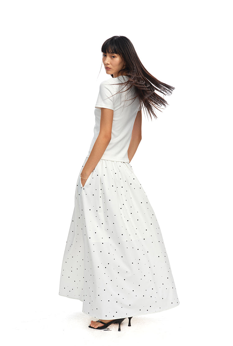 NAWS Q020825 Polka short sleeved dress