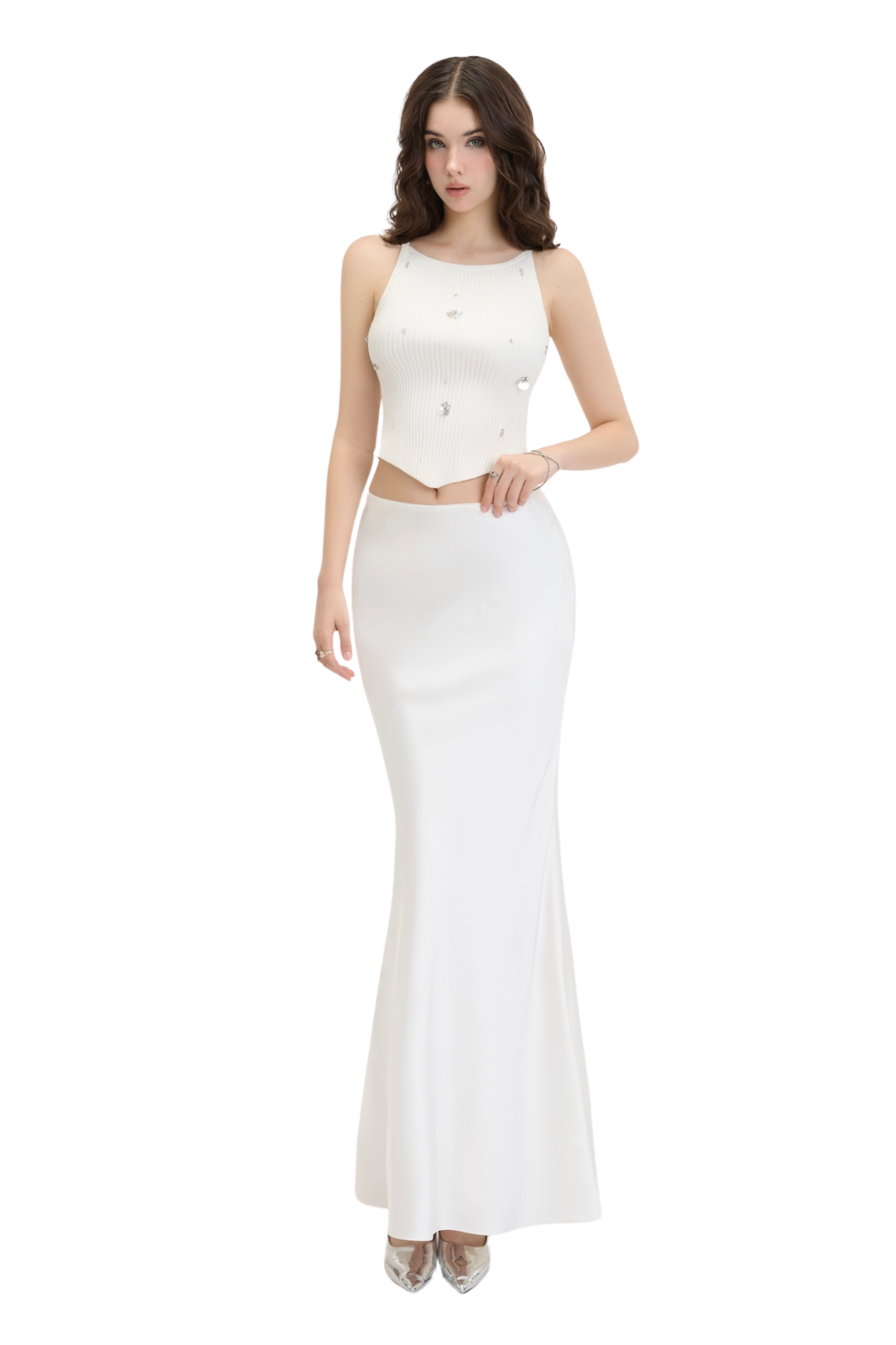 Jubin LILOU KNIT TOP Or SKIRT