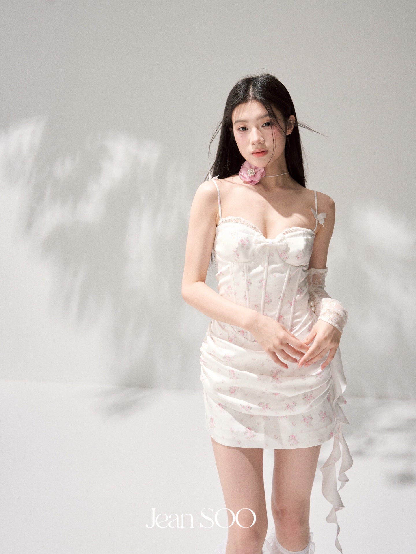 Jean Soo three-dimensional streamer dress