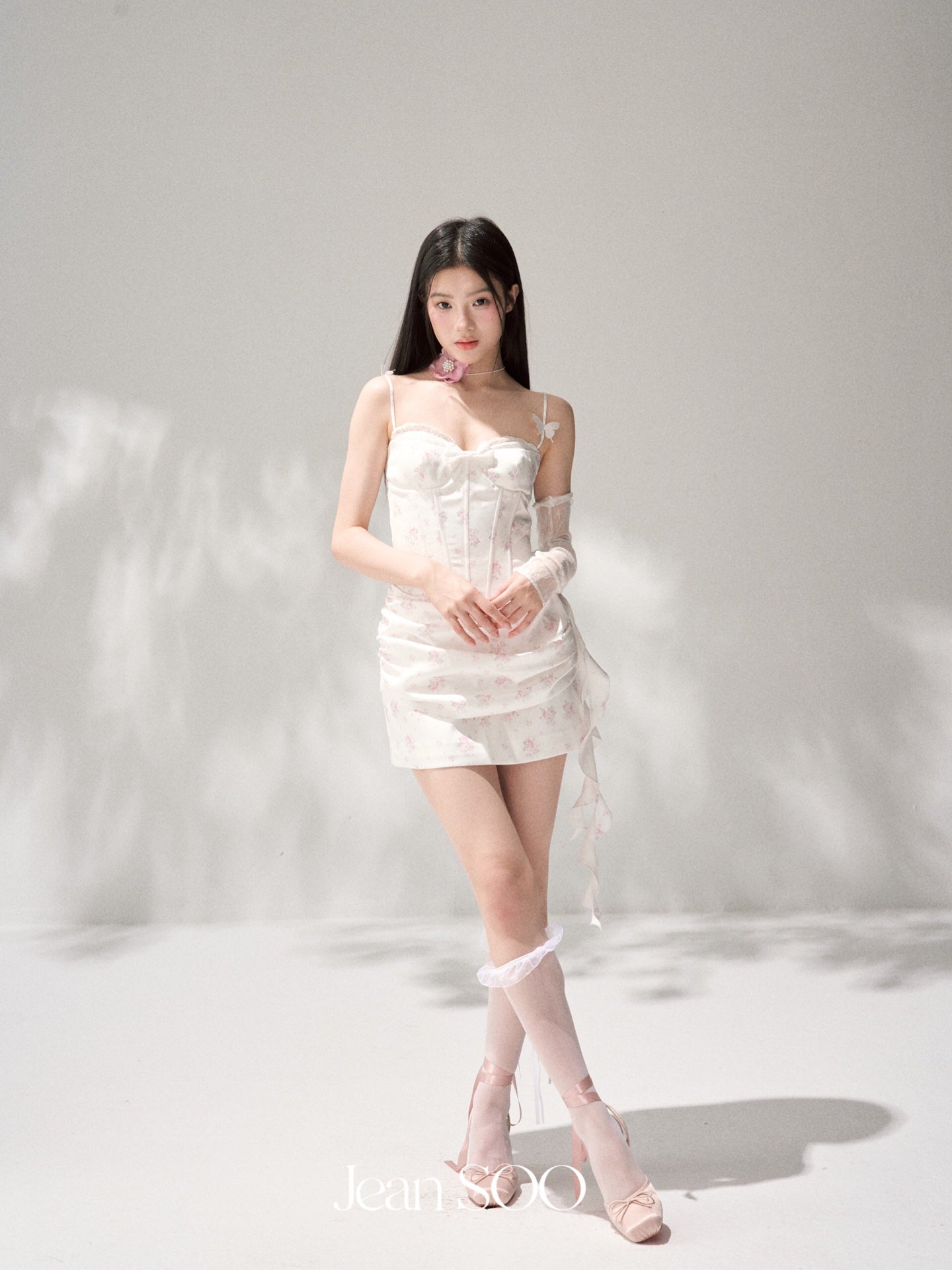 Jean Soo three-dimensional streamer dress