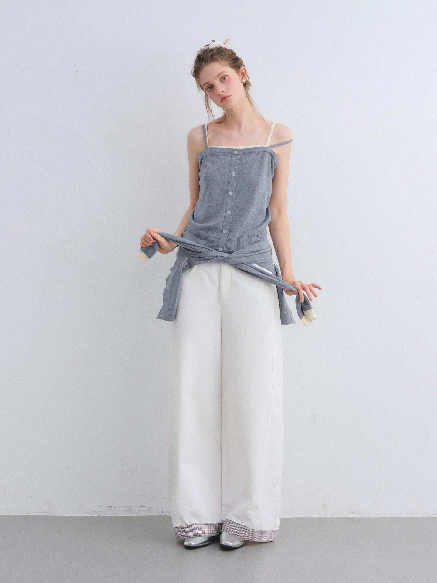 AsGony ASG25639 Little Pony Knitwear Two-Piece Set