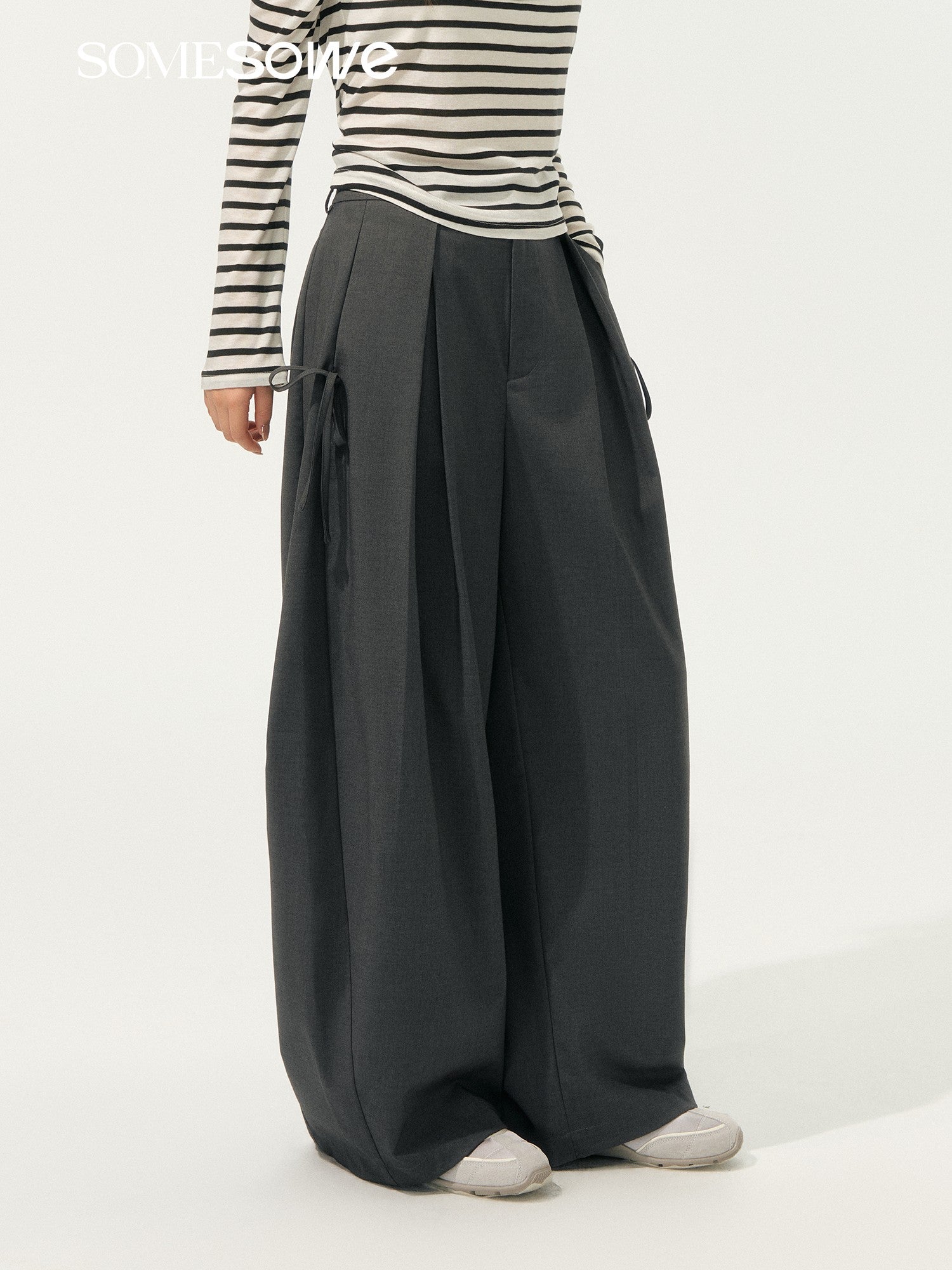 SOMESOWE S2508195 American loose curved knife pants