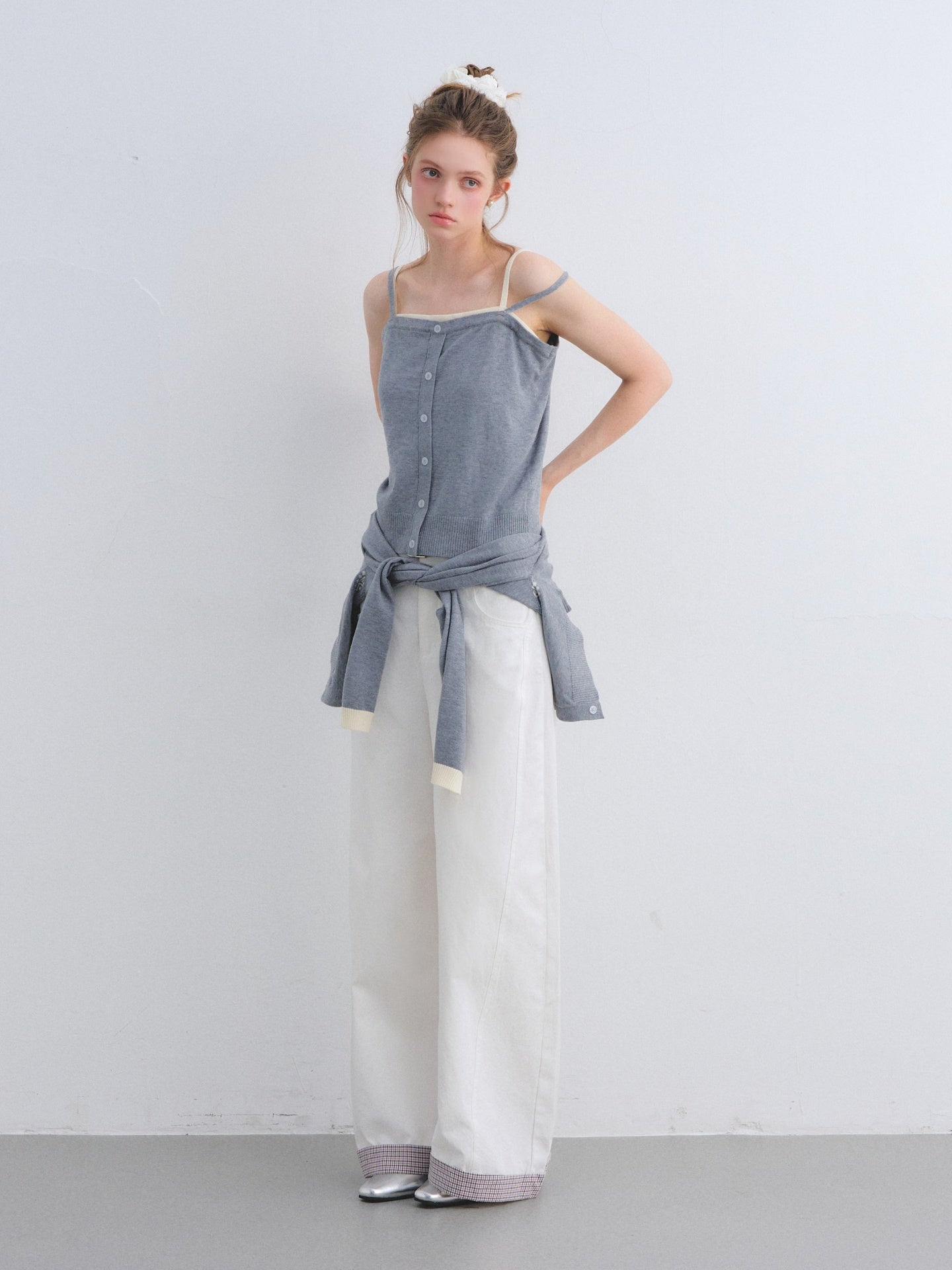 AsGony ASG25639 Little Pony Knitwear Two-Piece Set