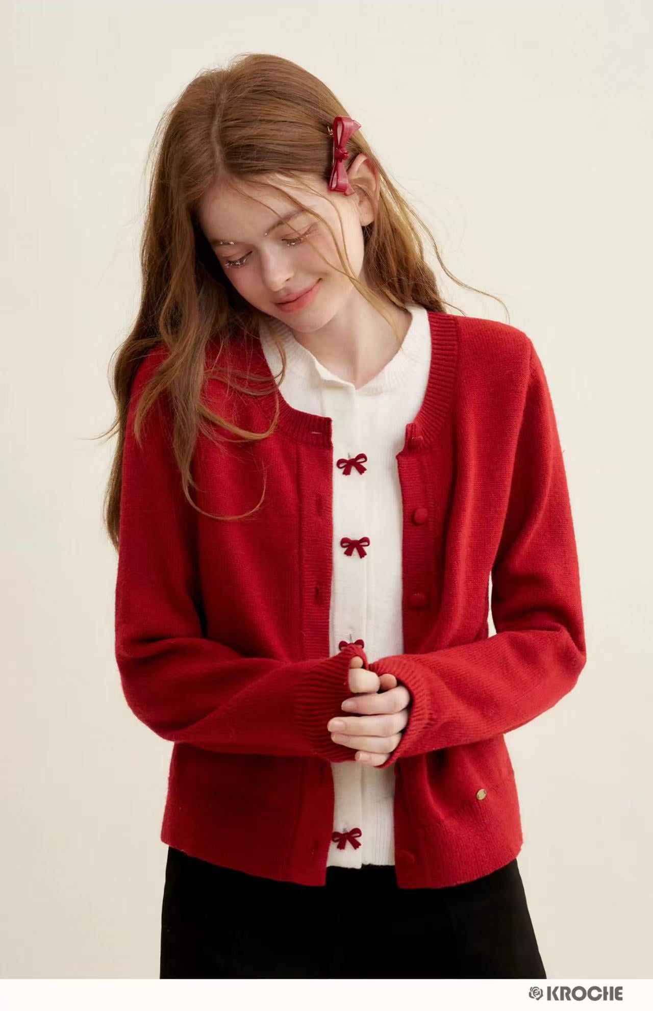 Kroche Wool blend knitted sweater