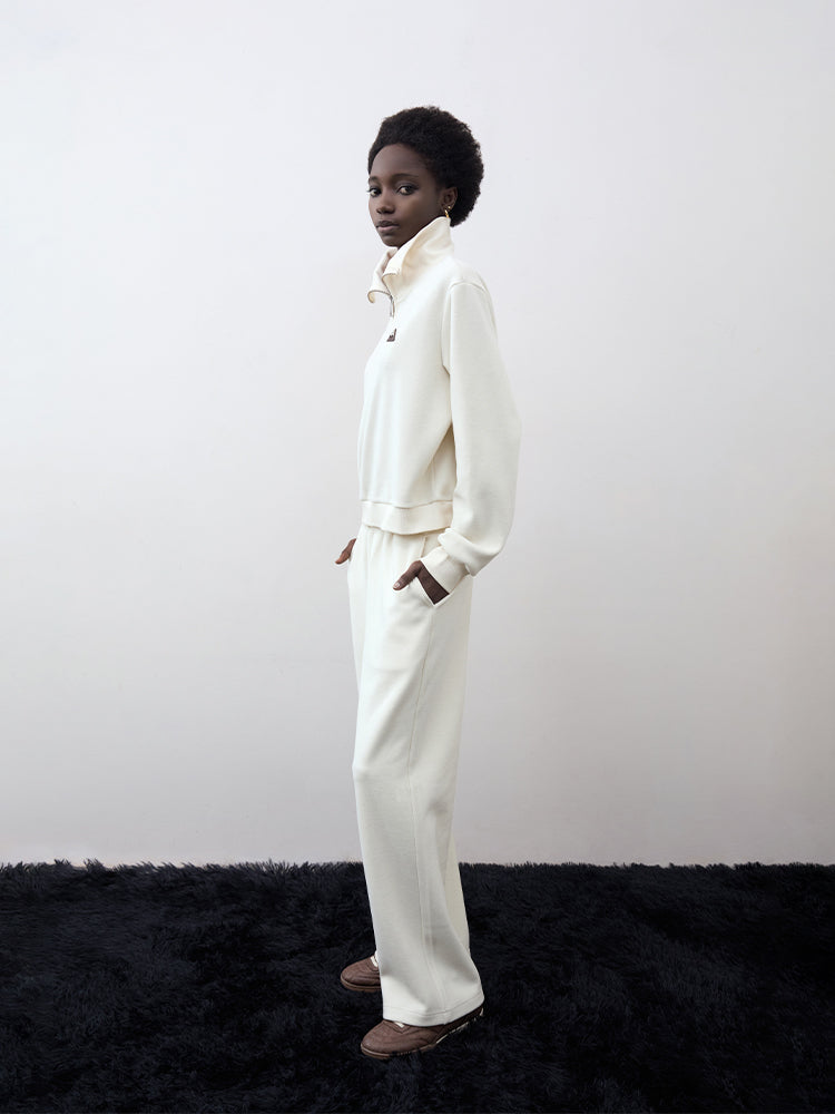 EDGII ED50AW16002&ED50AW16006 Half zip hoodie + sweatpants set