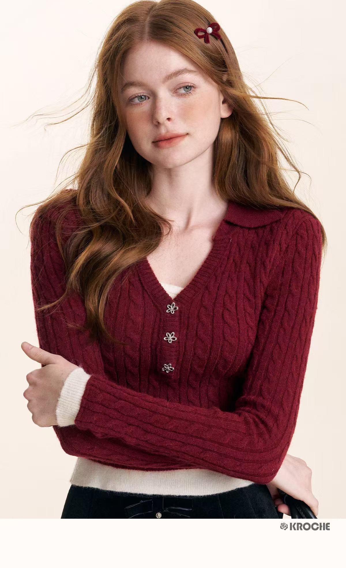 Kroche Fake two knitted base shirts