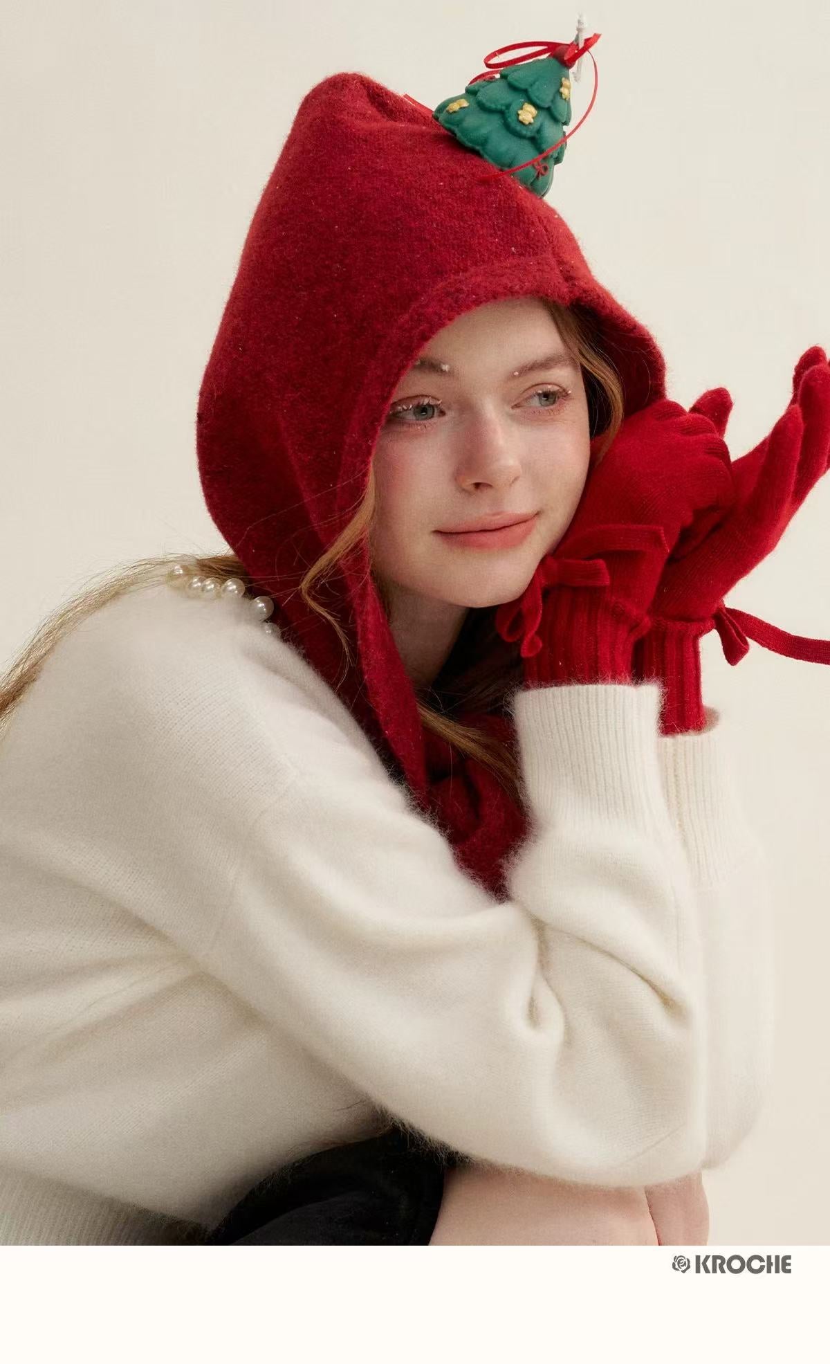 Kroche Pearl wool knitted sweater