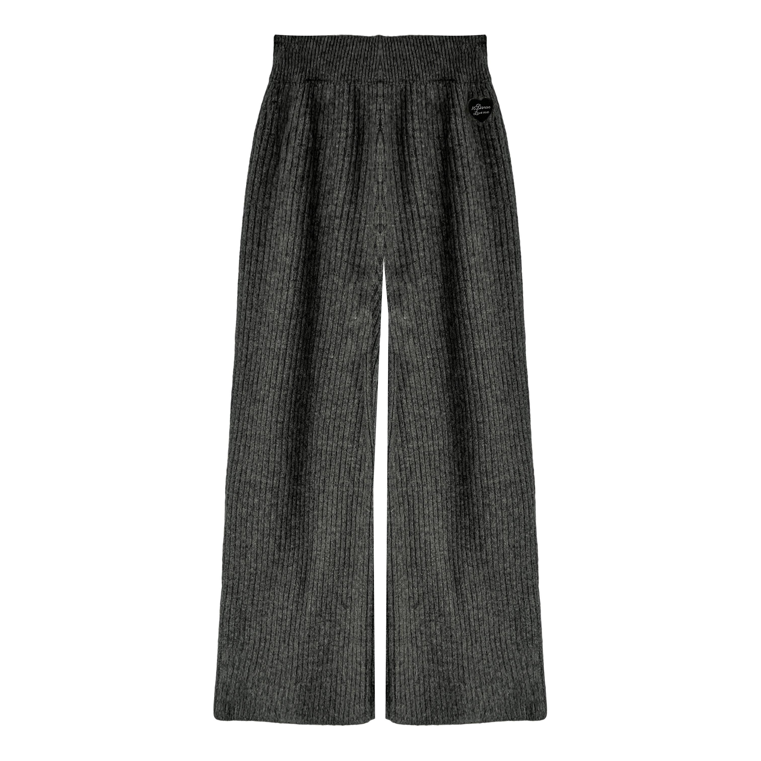16DEWS 16D23333 V-neck knitted cardigan + pants set (2color)