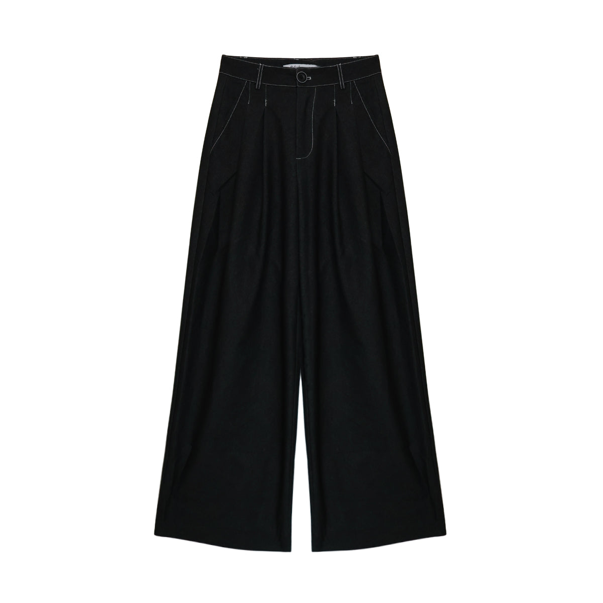 16DEWS 16D25003 Casual high waisted straight wide-leg pants