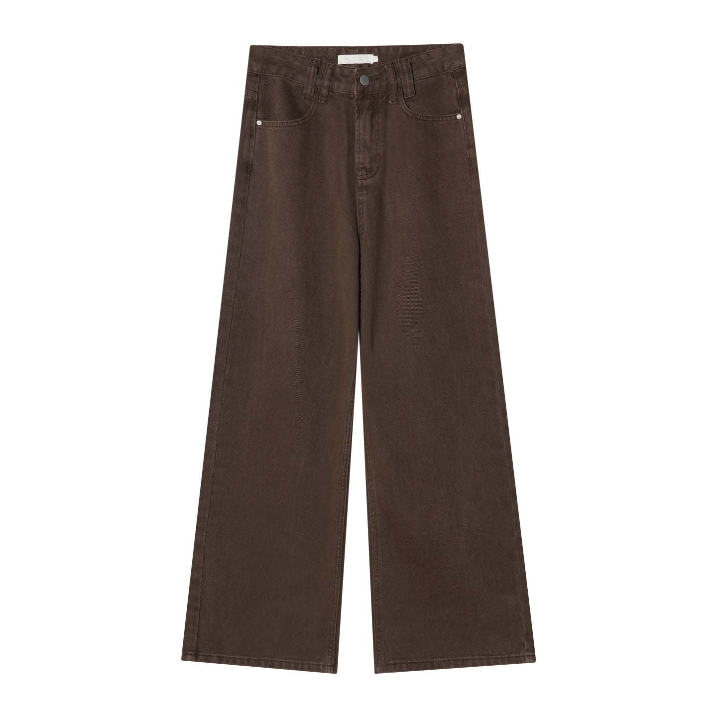 16DEWS 16D25357 High waisted straight leg jeans (with silk scarf)