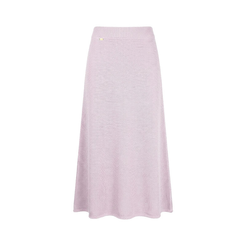 16DEWS 16D26086&16D26087 Lyocell loose fitting pullover knitted sweater + skirt