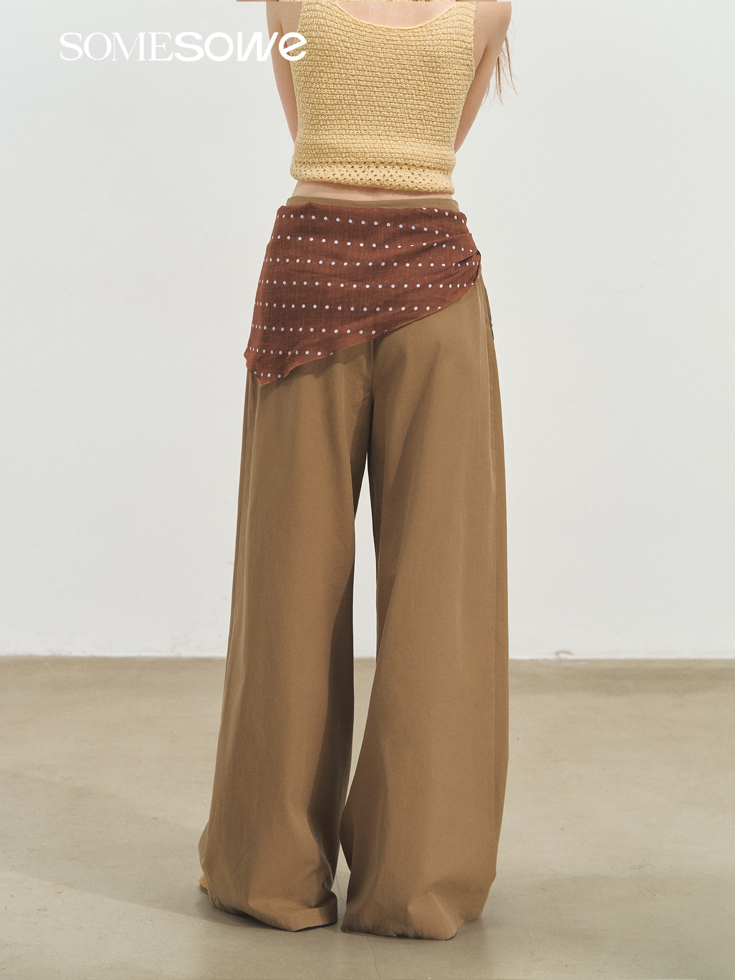 SOMESOWE S2508165 Layered detachable pants (2color)