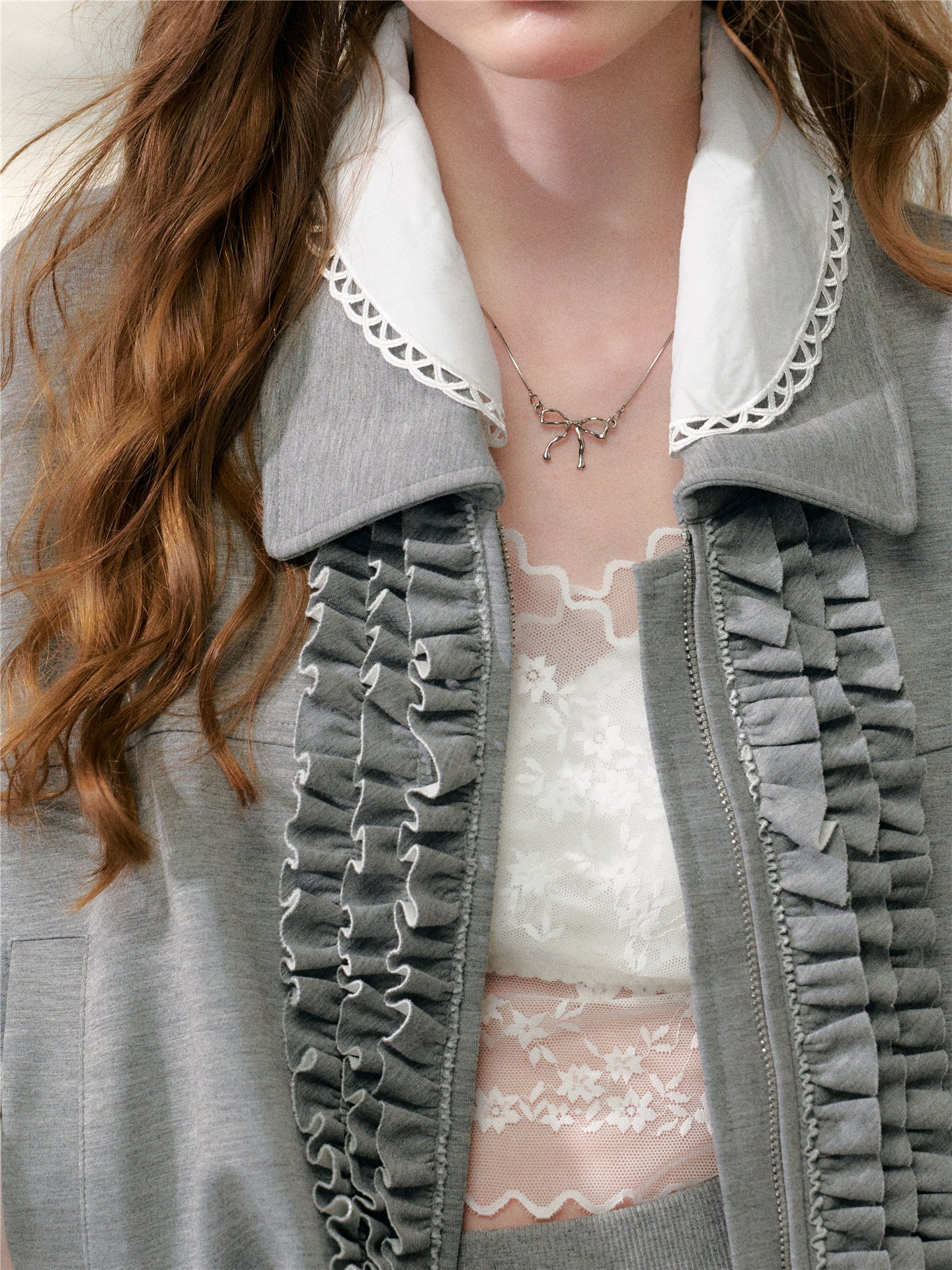 16DEWS 16D26102&16D26103 Air layer short jacket jacket + skirt