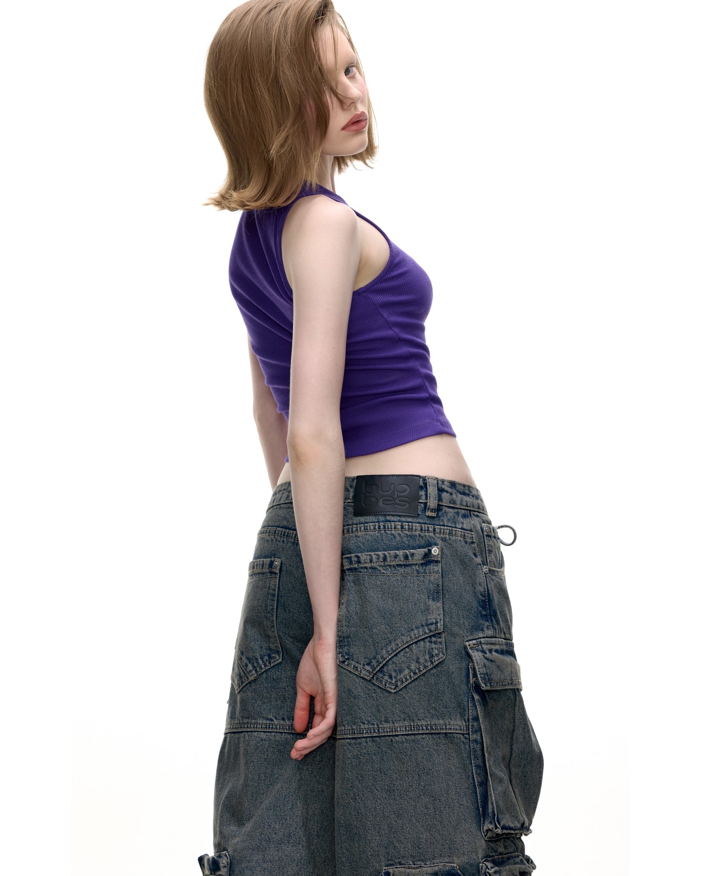 Bupbes MARGO DENIM TROUSERS (2COLOR)