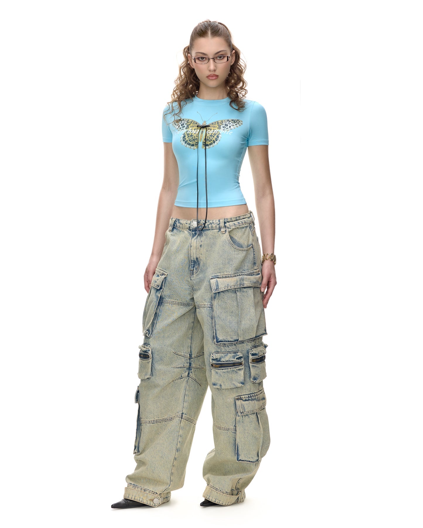 Bupbes MARGO DENIM TROUSERS (2COLOR)