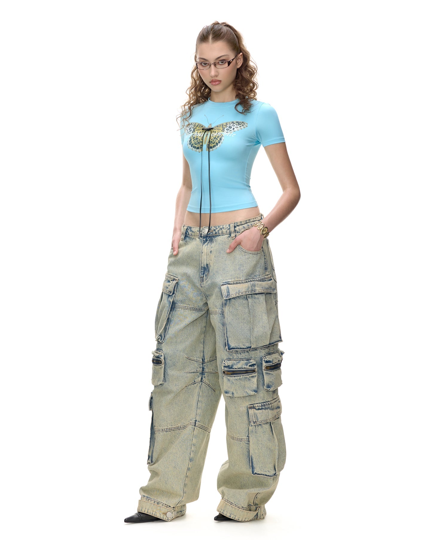 Bupbes MARGO DENIM TROUSERS (2COLOR)