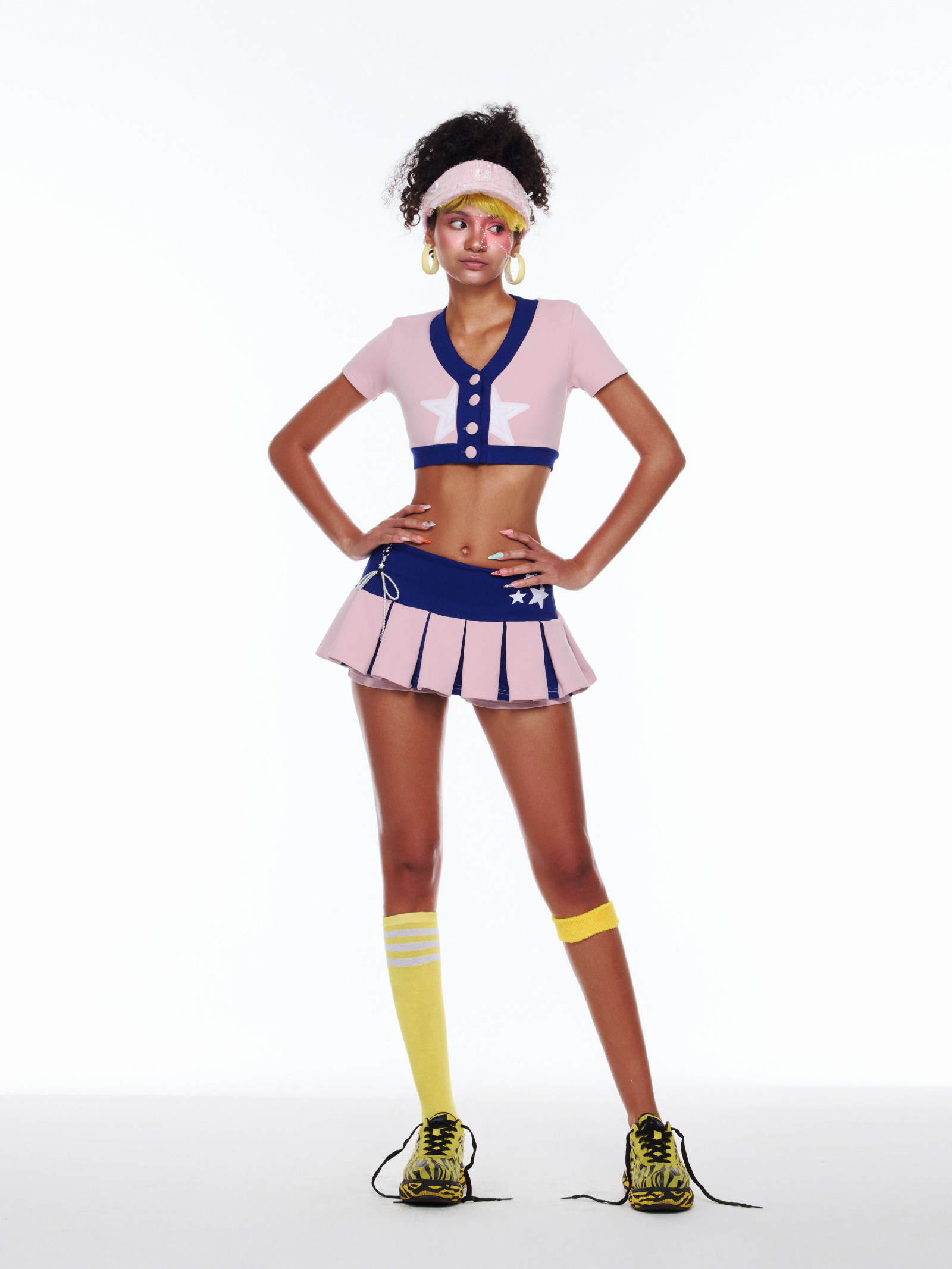 Wet Avocado Cheerleader Set