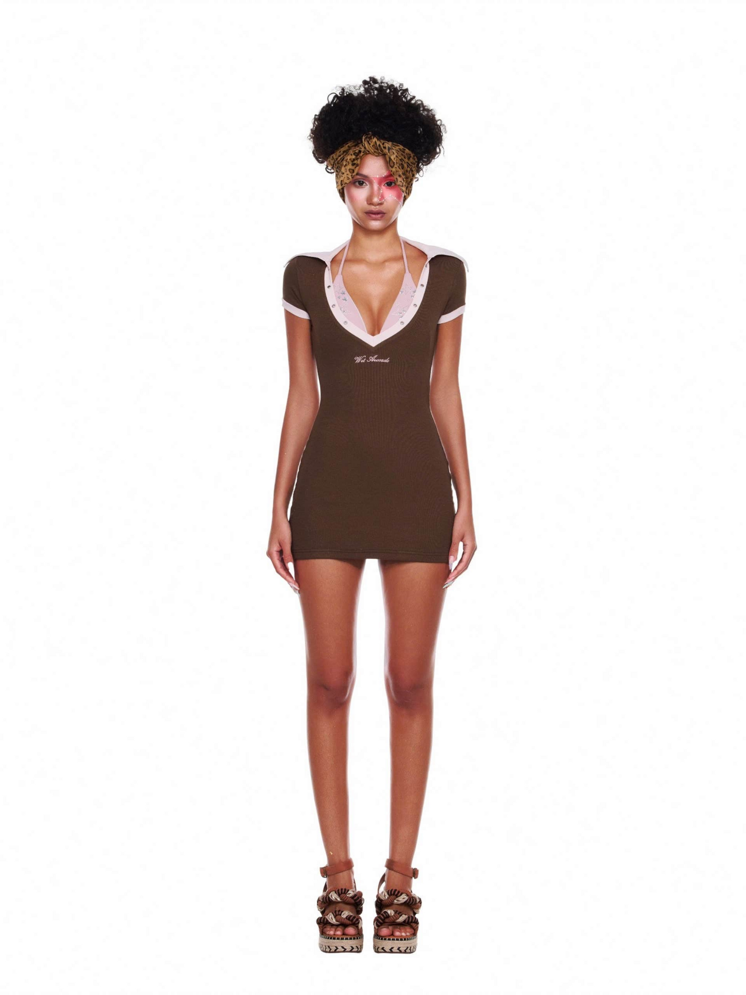 Wet Avocado Saron Dress