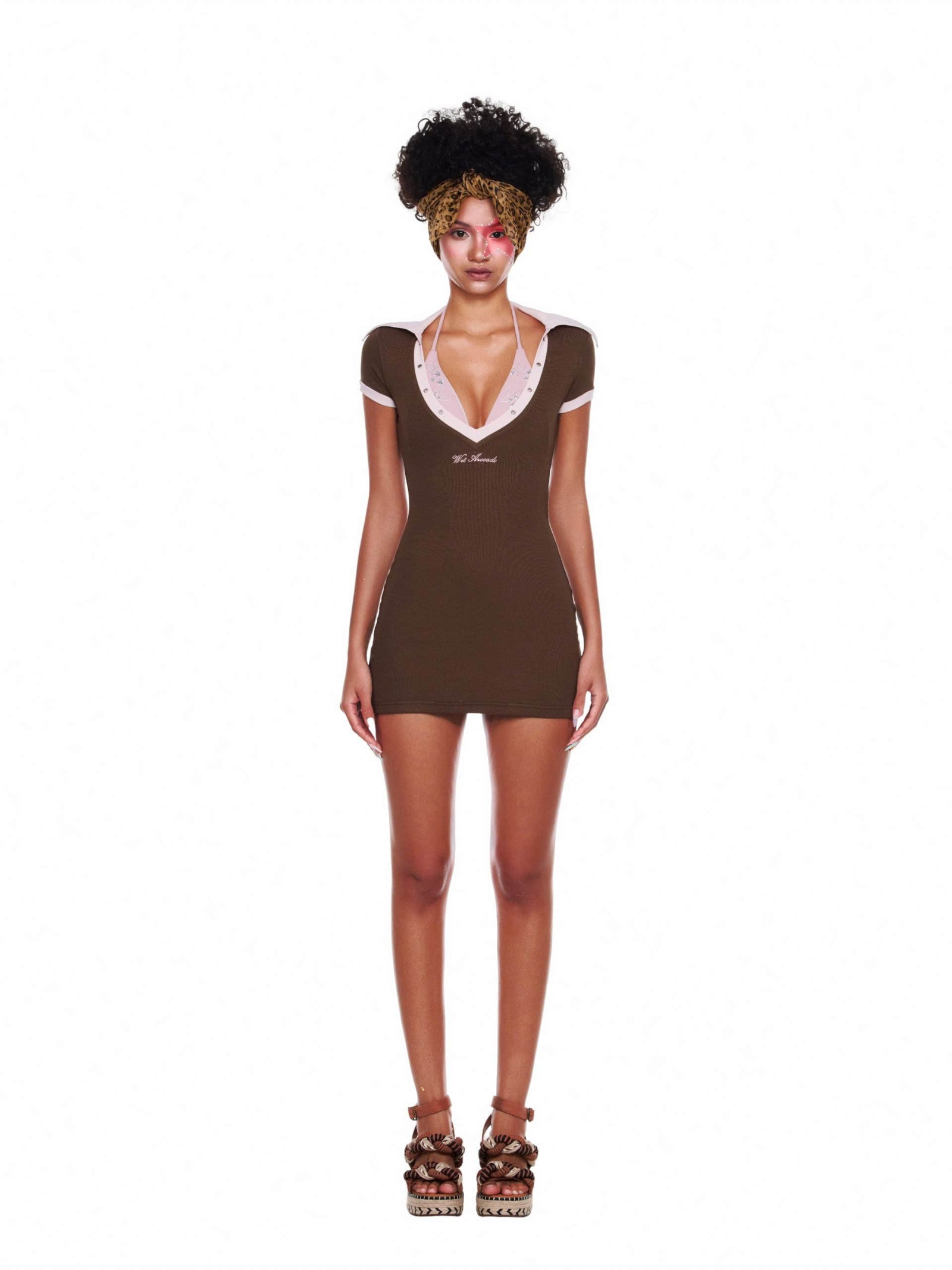 Wet Avocado Saron Dress