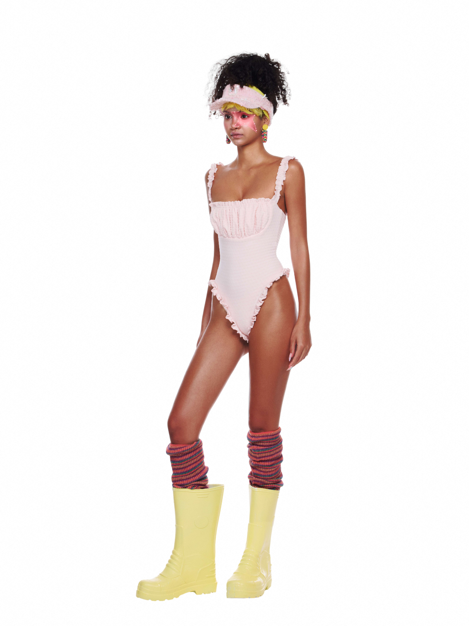 Wet Avocado Twirl Bodysuits