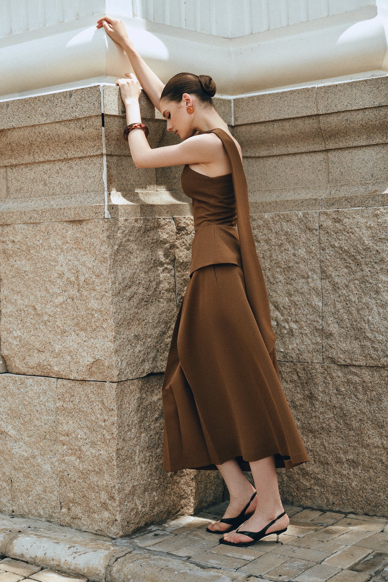 CICI SEREN Shoulder-scarf Set