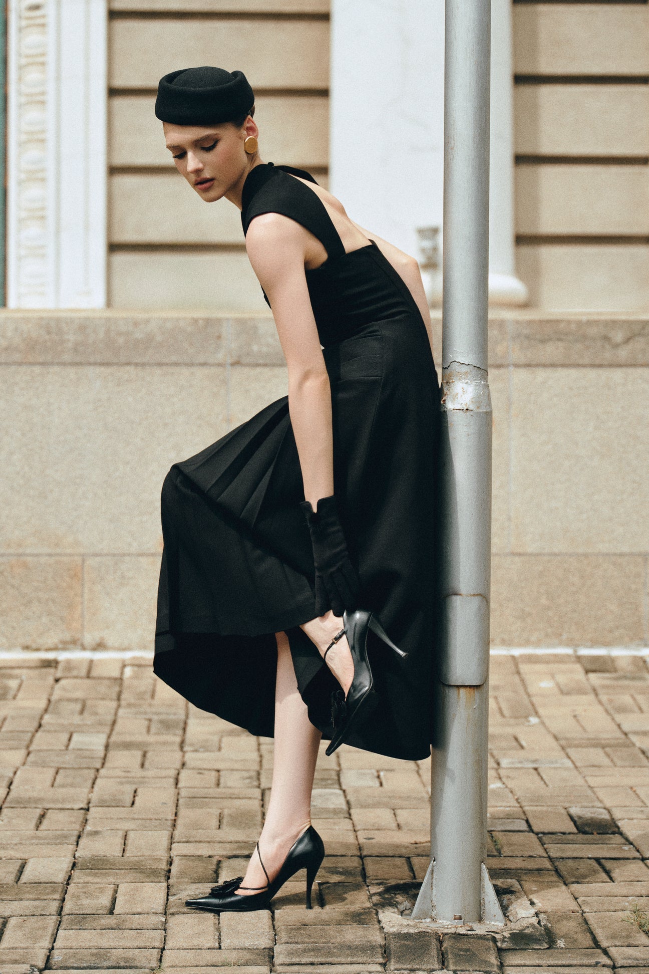 CICI SOLENNE Midi Dress