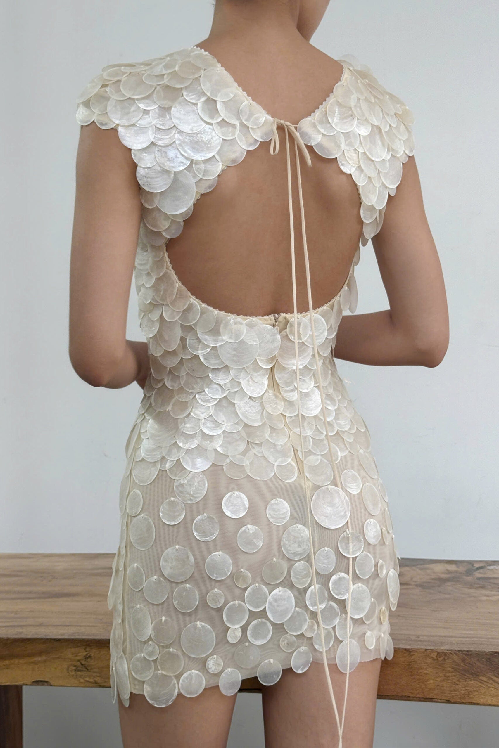 DATT GEM SHELL MINI DRESS