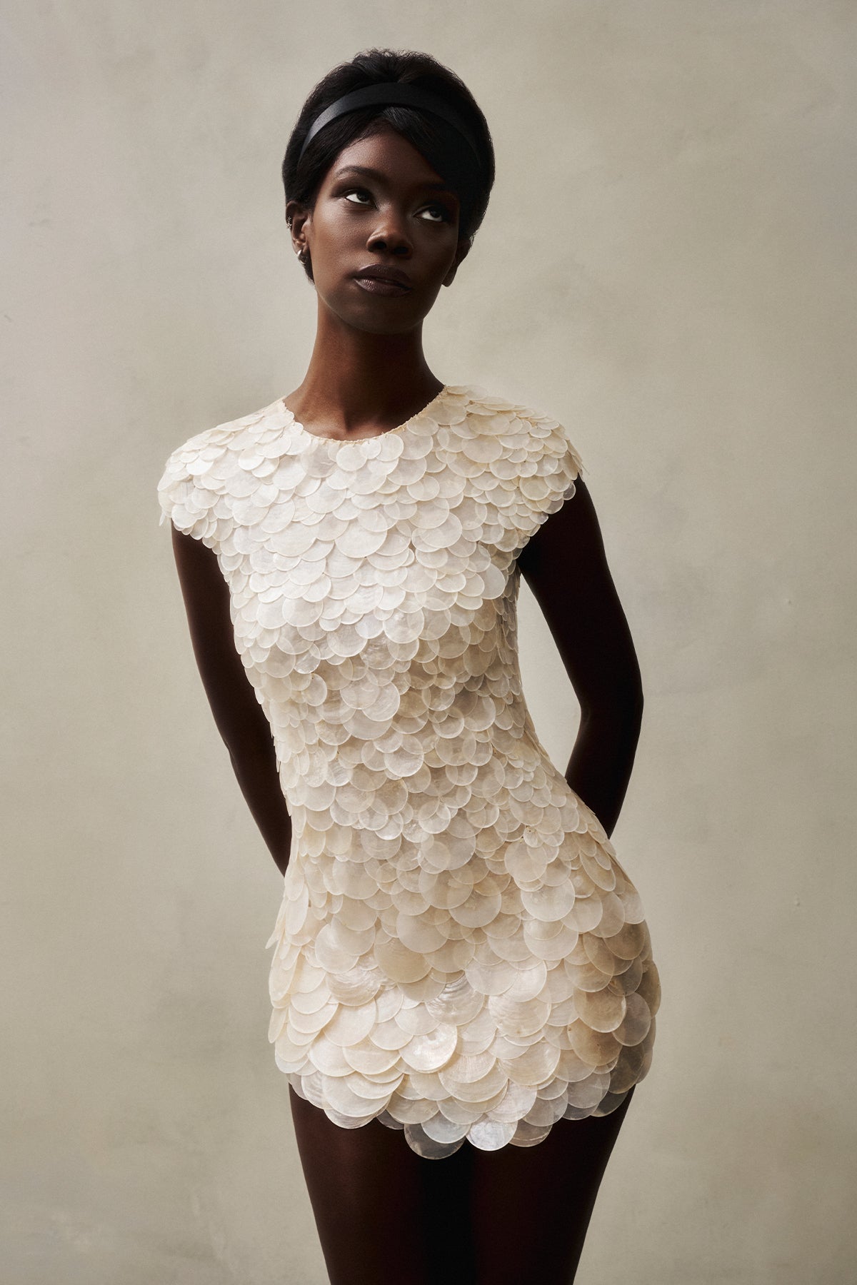 DATT GEM SHELL MINI DRESS