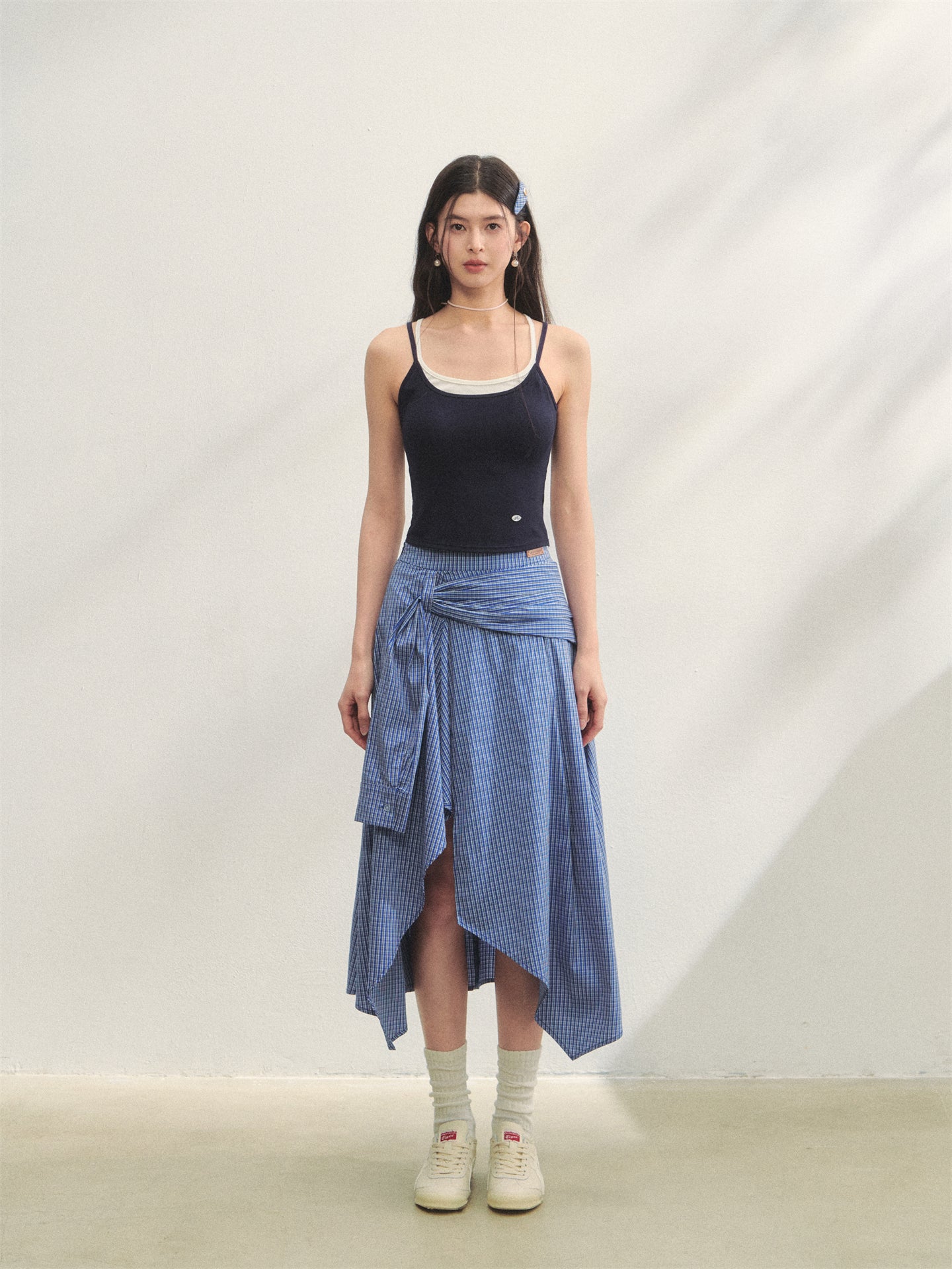 AsGony ASG25284 Color blocking camisole