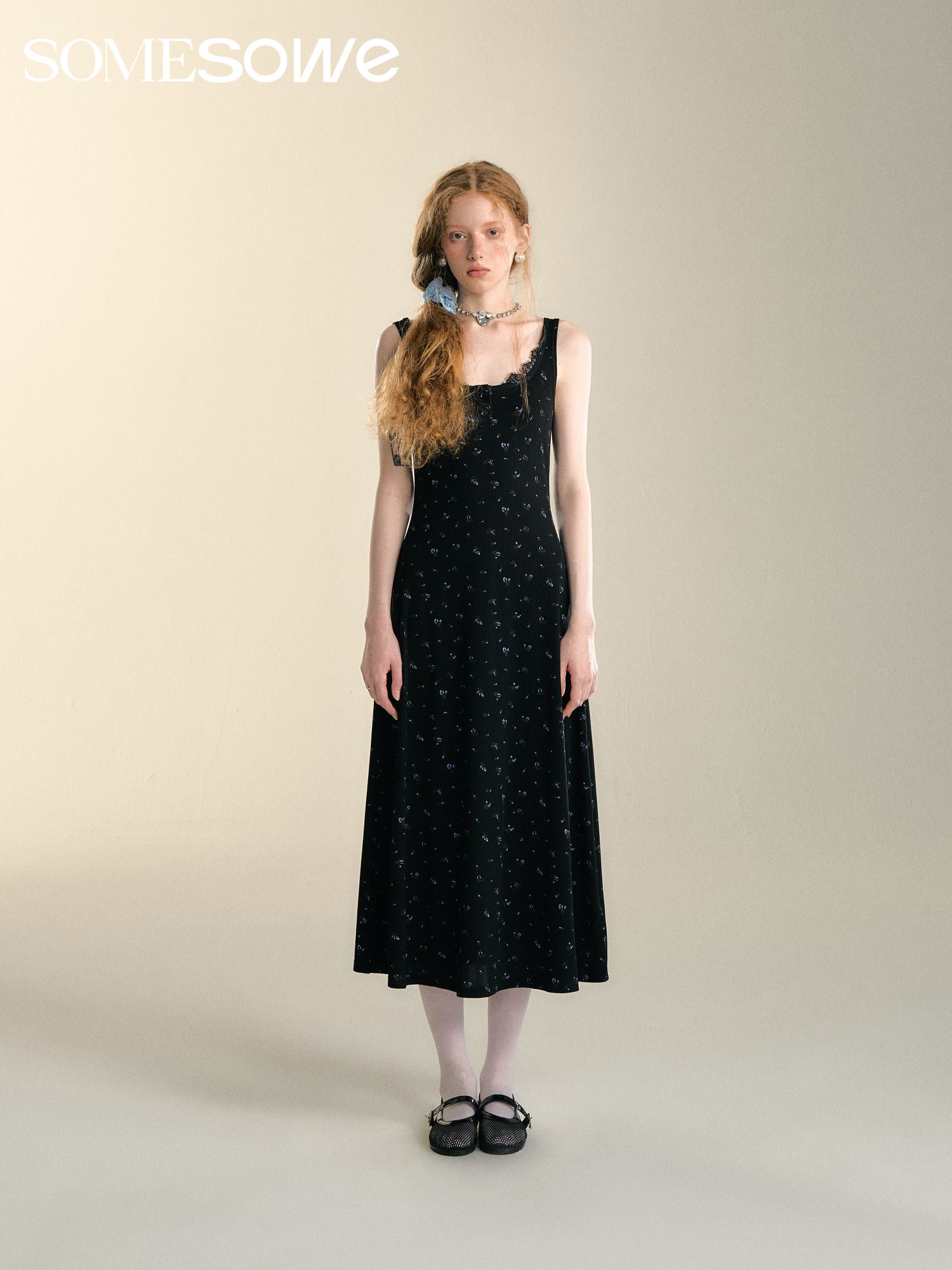 SOMESOWE S2407086 Holiday style vest dress