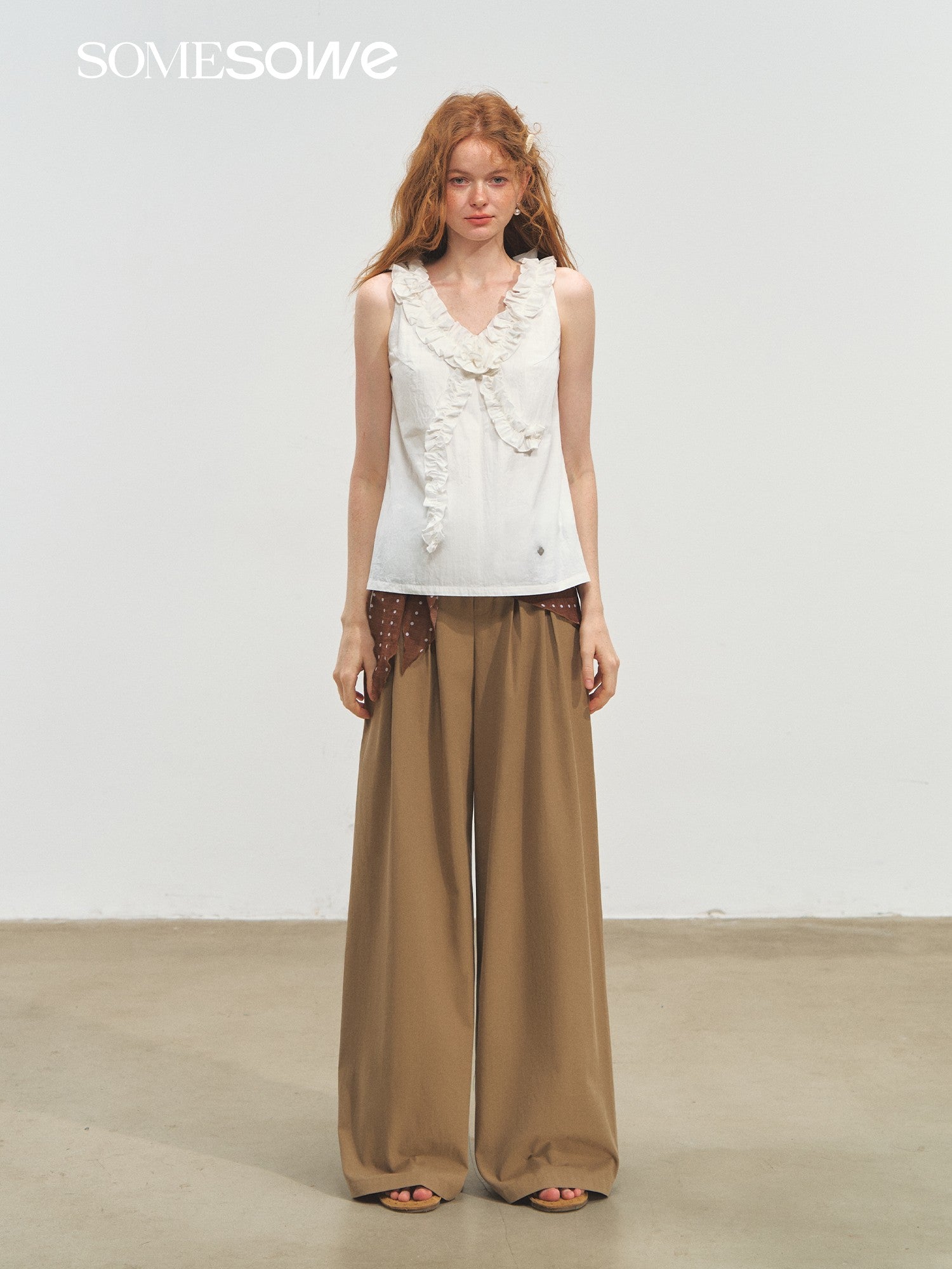 SOMESOWE S2508165 Layered detachable pants (2color)